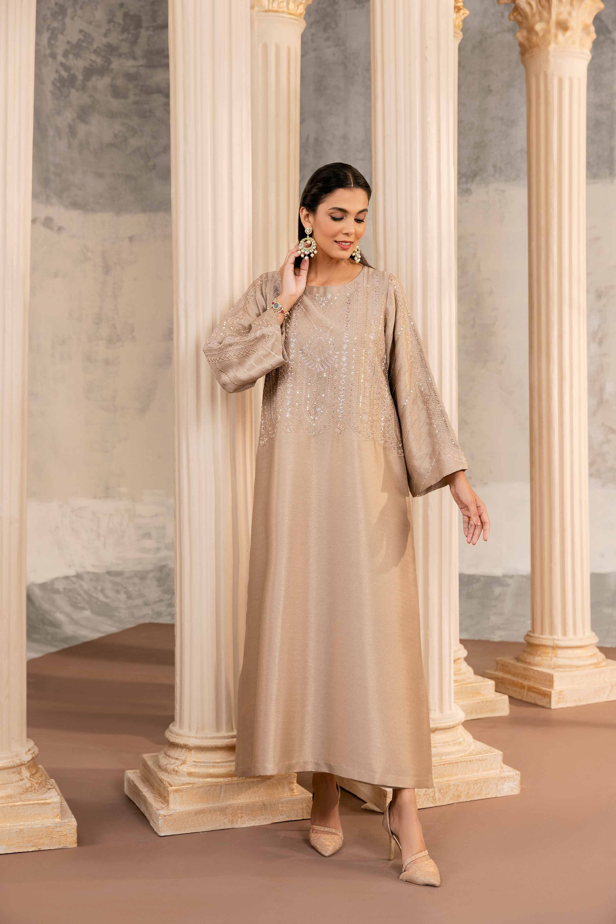 Embroidered Long Dress - FW23-08