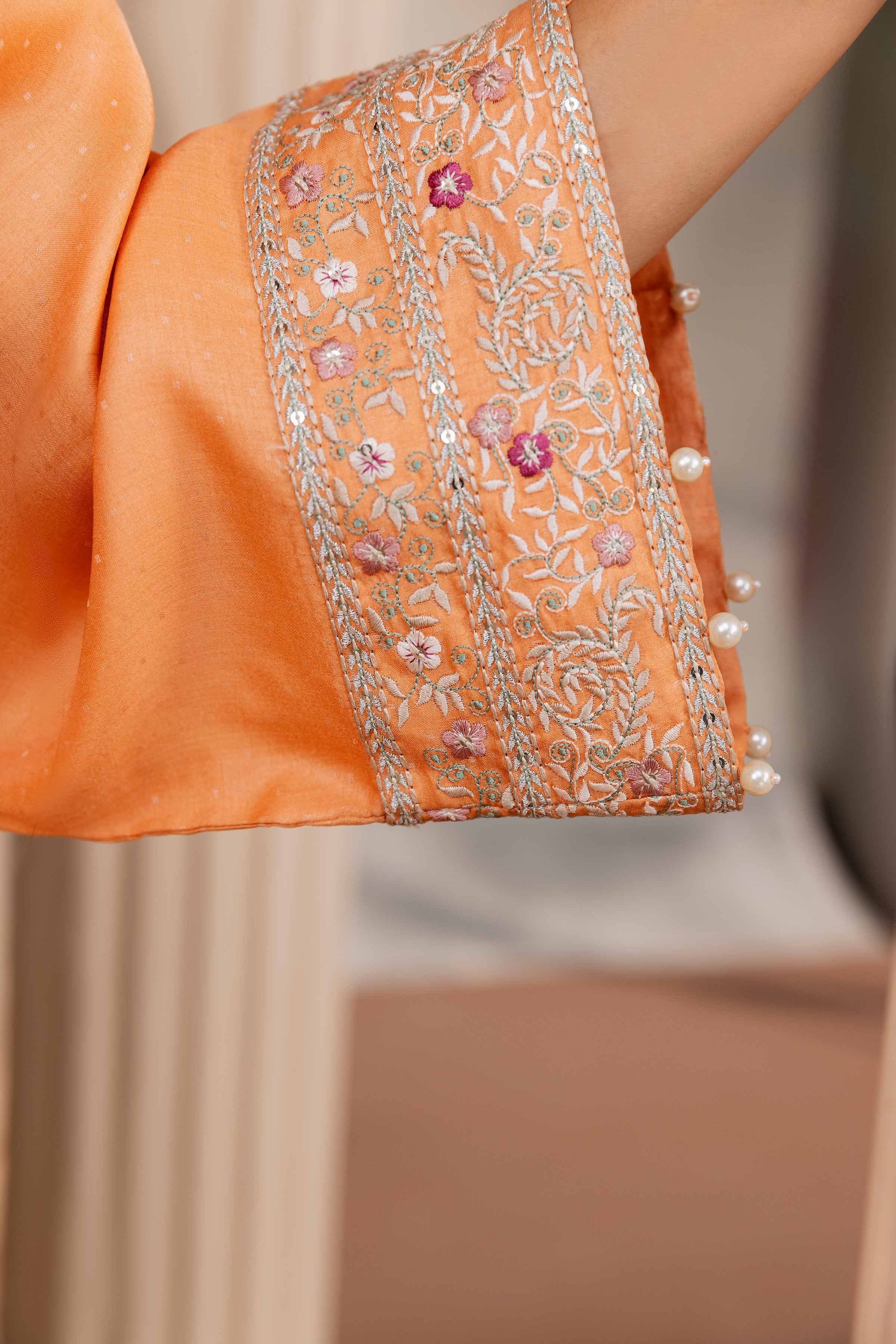 Embroidered Long Dress - FW23-09