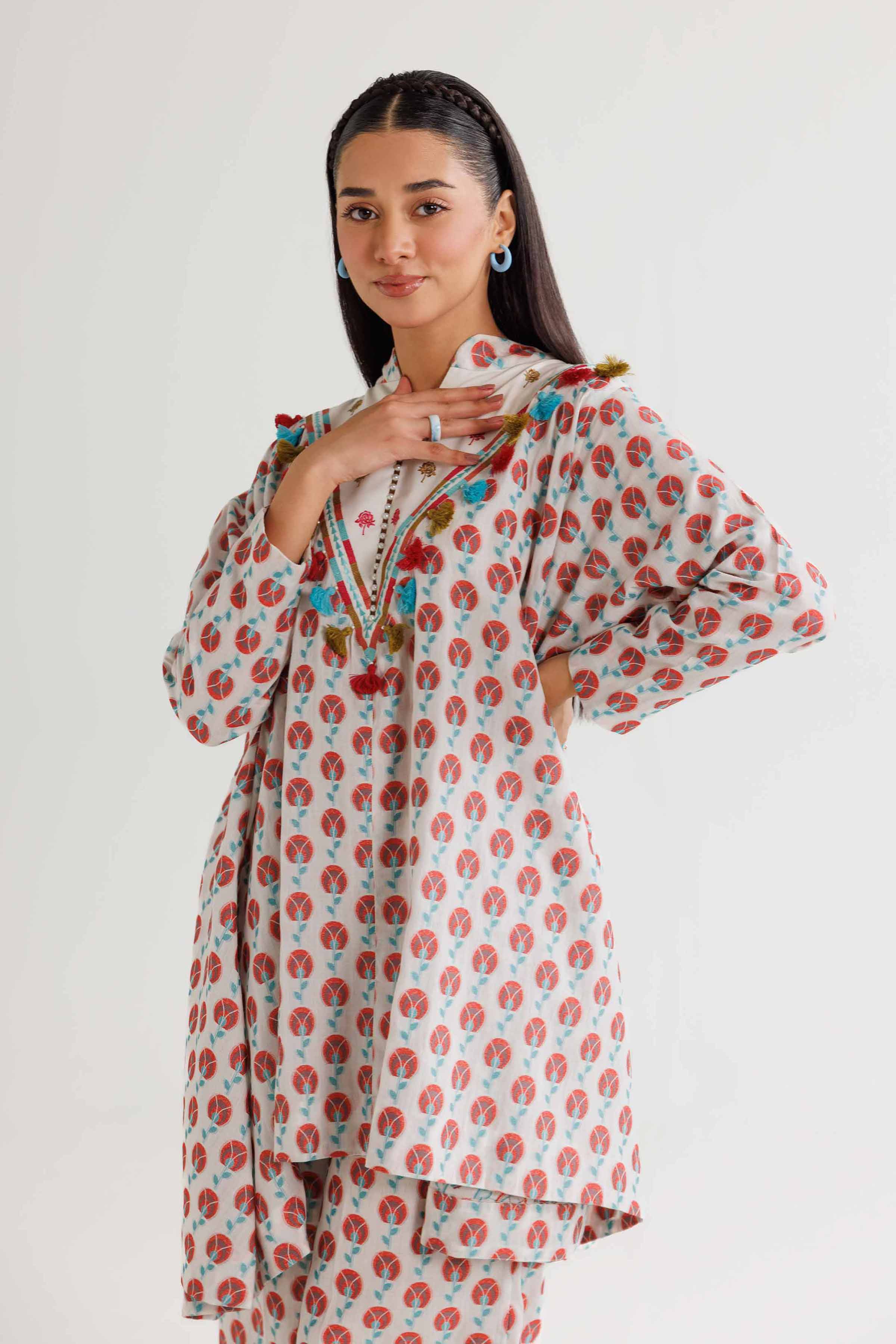 2 Piece - Embroidered Suit - FW24-35