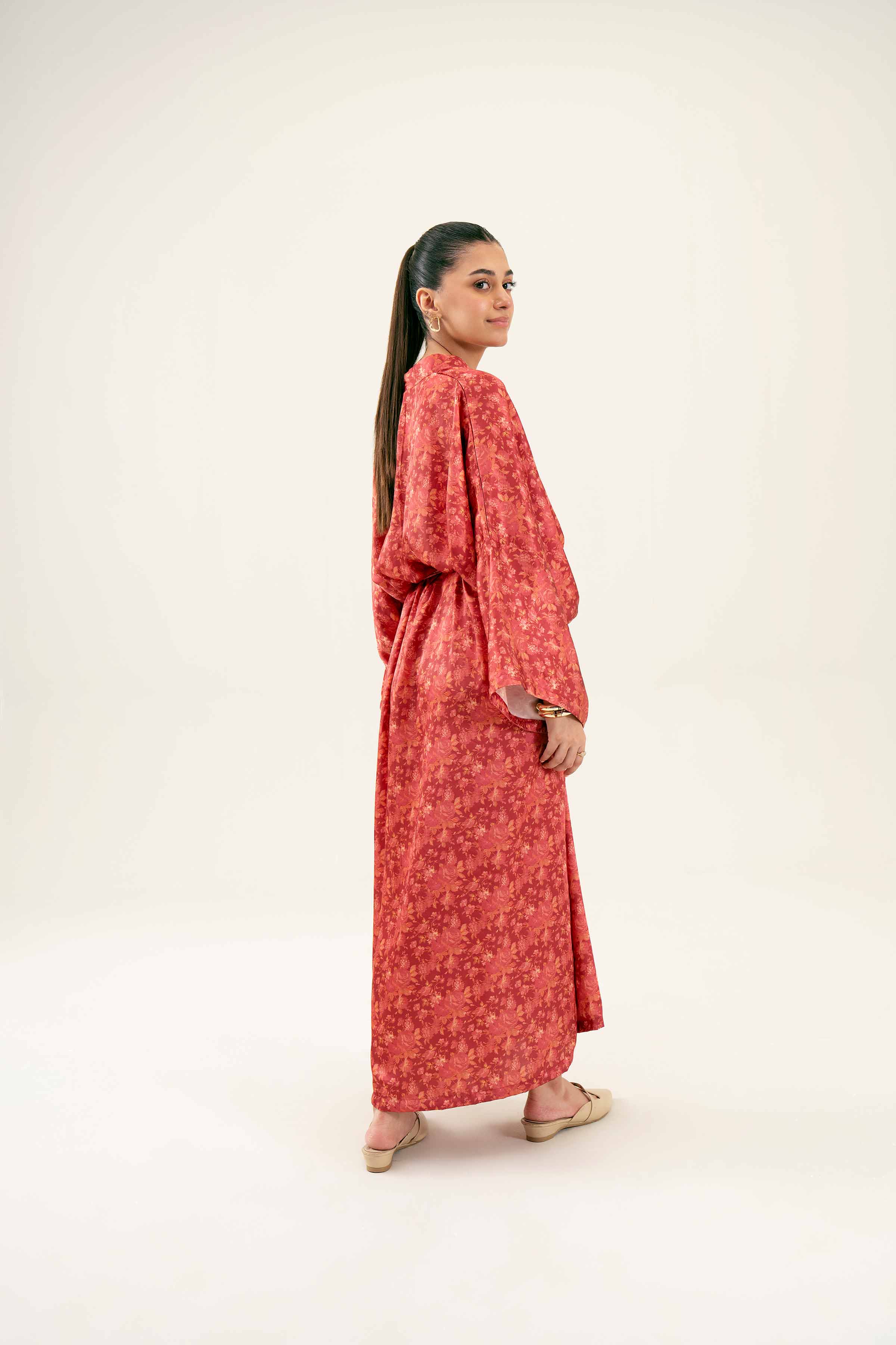Printed Kimono Dress - FW24-58