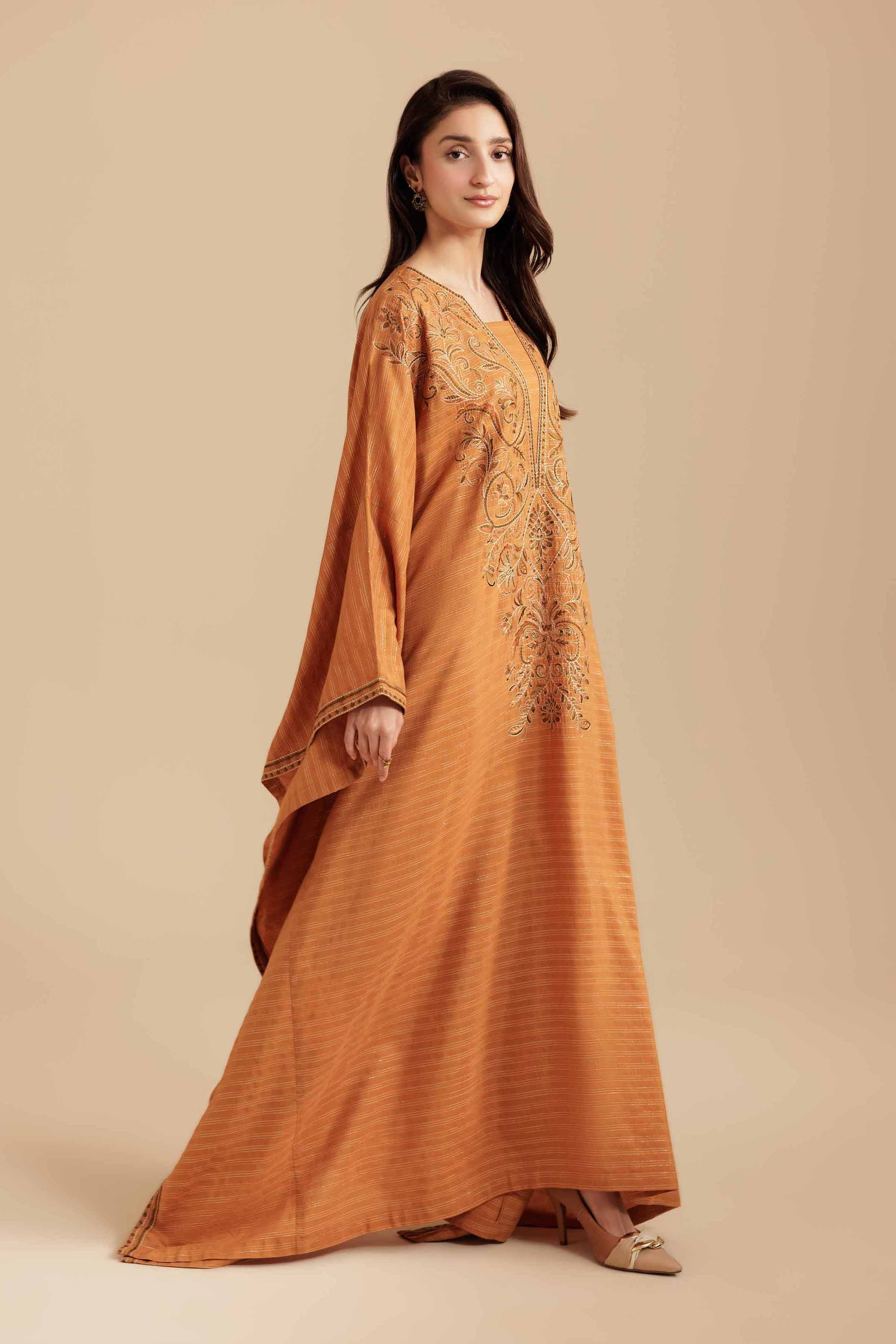 Embroidered Kaftan - FW25-17 for Women - Pret Collection | Nishat | Shop Online