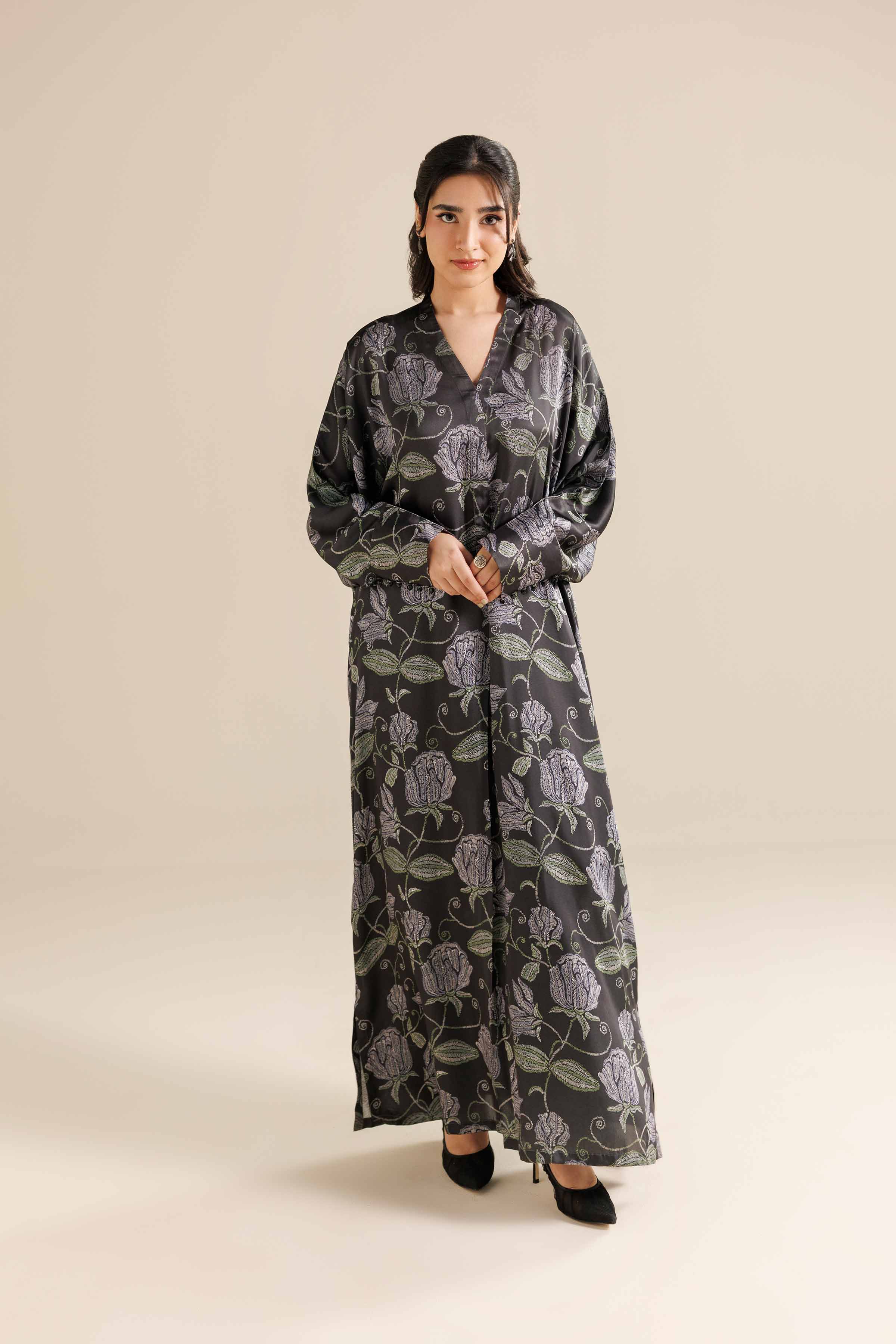 Printed Dress - FW25-25 for Women - Pret Collection | Nishat | Shop Online