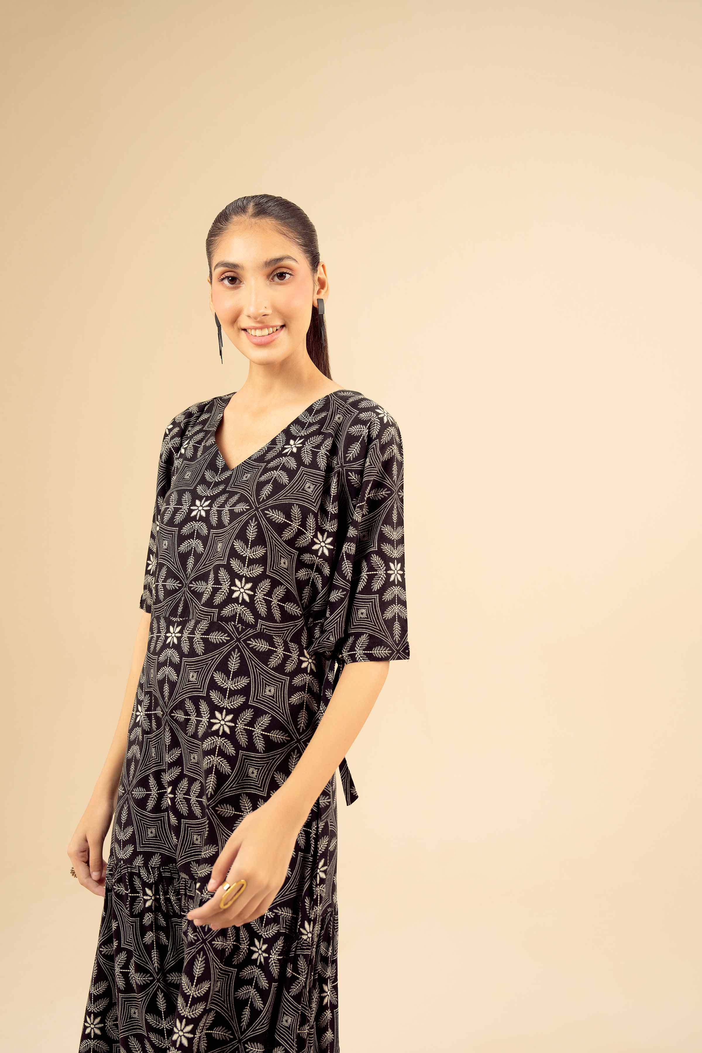 Printed Dress - FW25-31 for Women - Pret Collection | Nishat | Shop Online
