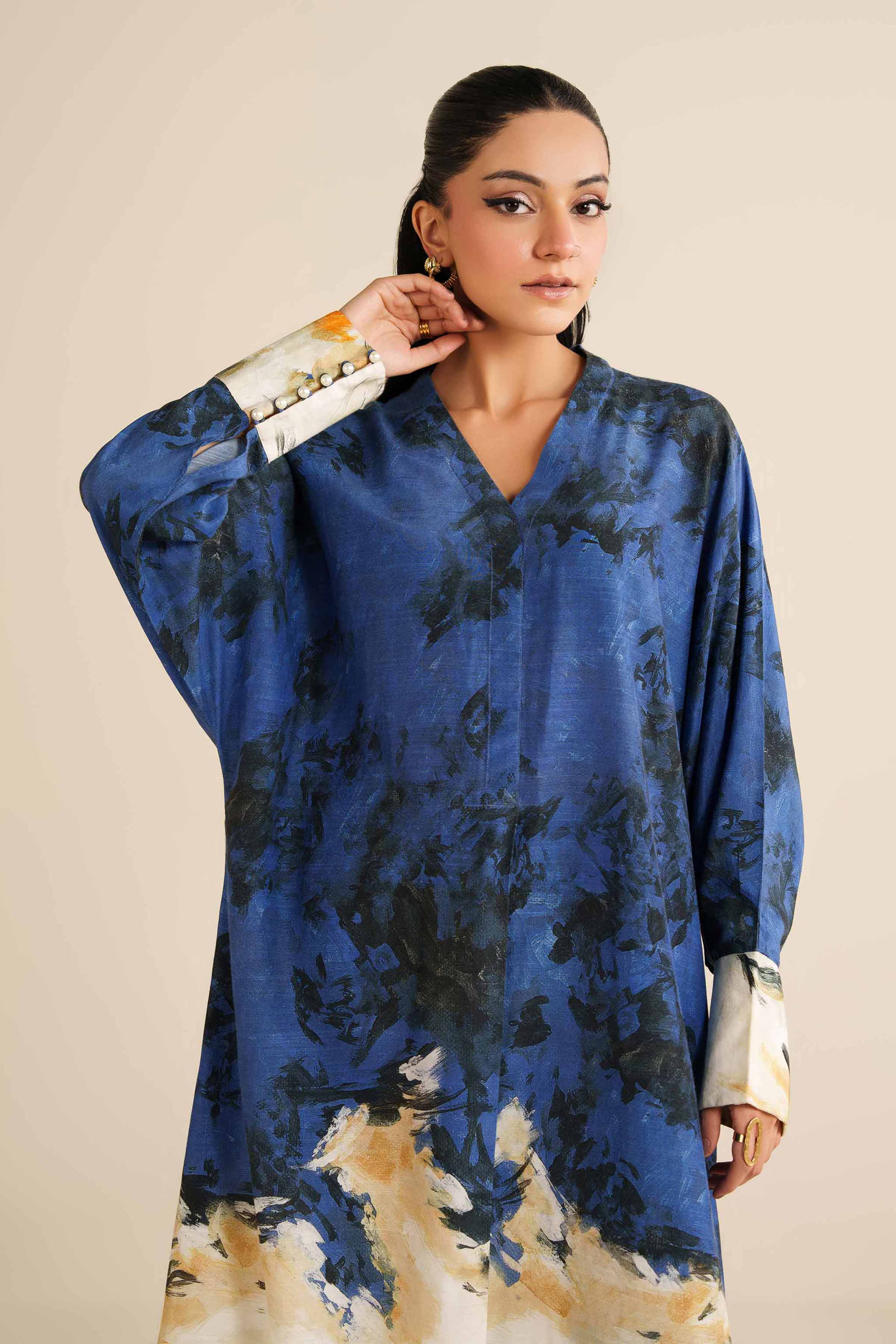 Printed Dress - FW25-41 for Women - Pret Collection | Nishat | Shop Online