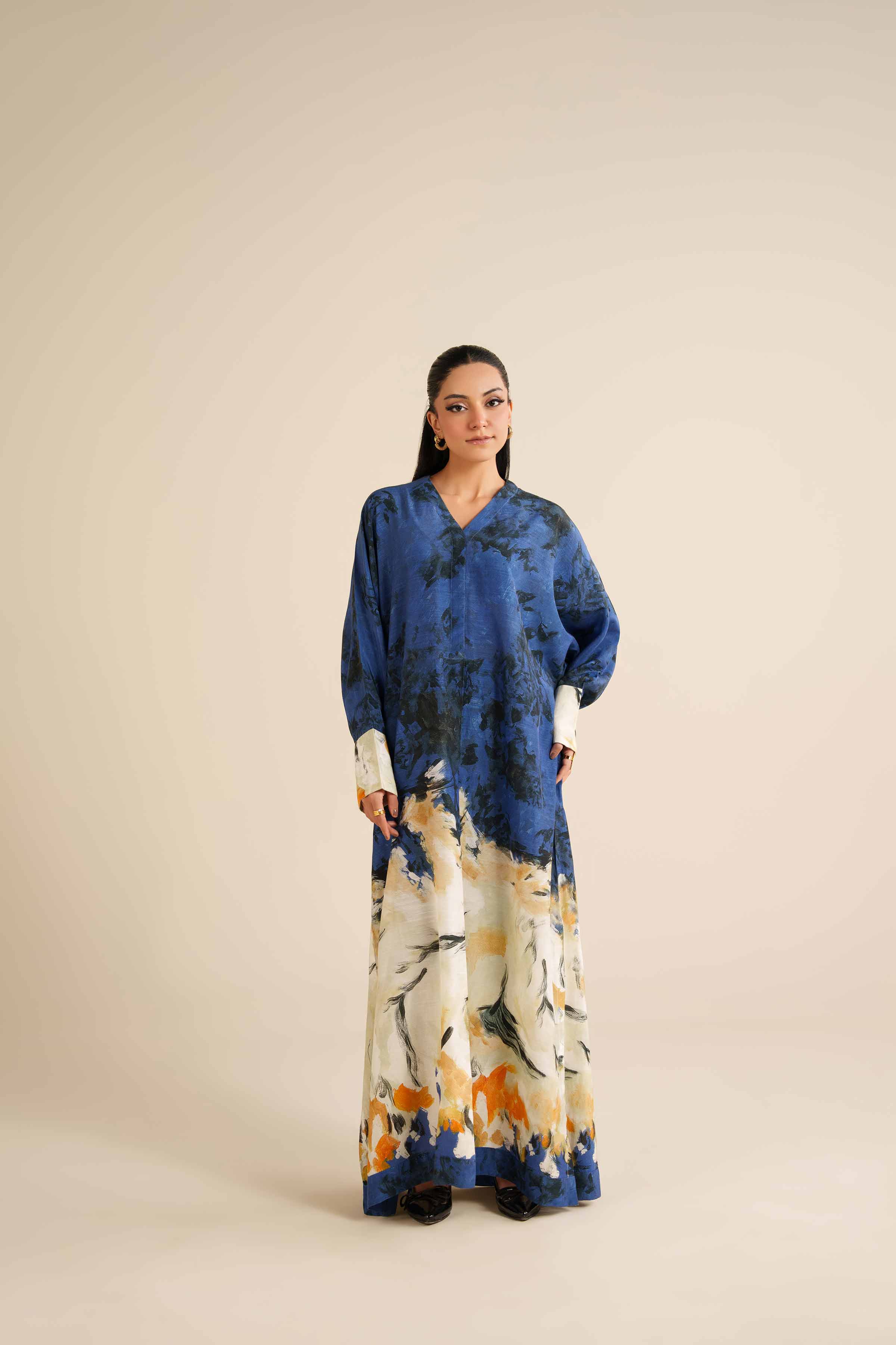 Printed Dress - FW25-41 for Women - Pret Collection | Nishat | Shop Online