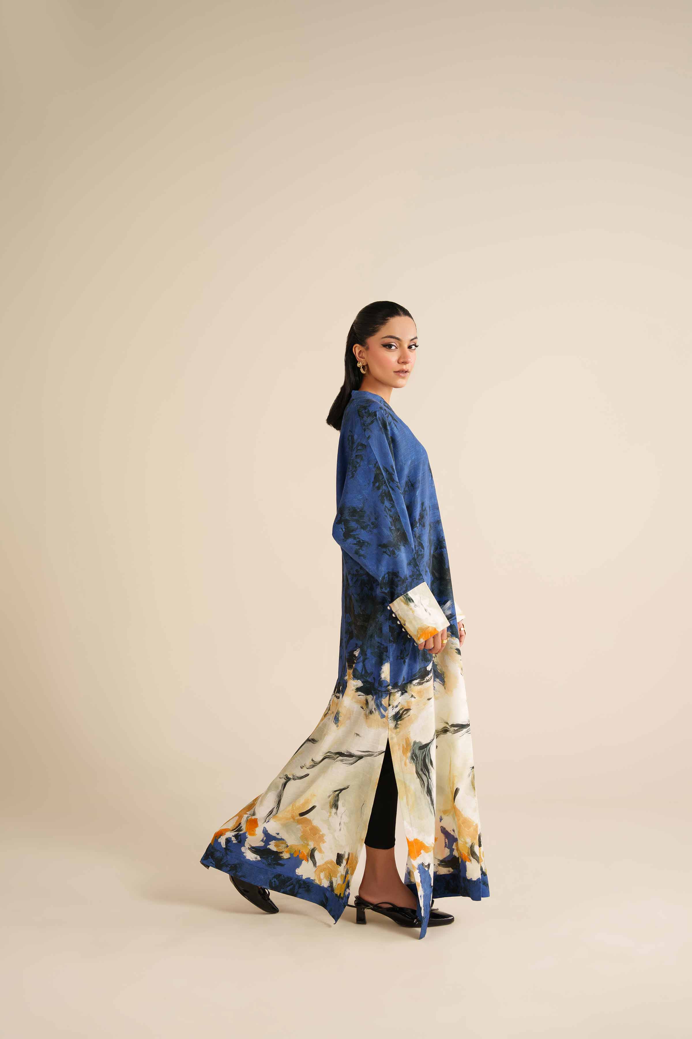 Printed Dress - FW25-41 for Women - Pret Collection | Nishat | Shop Online