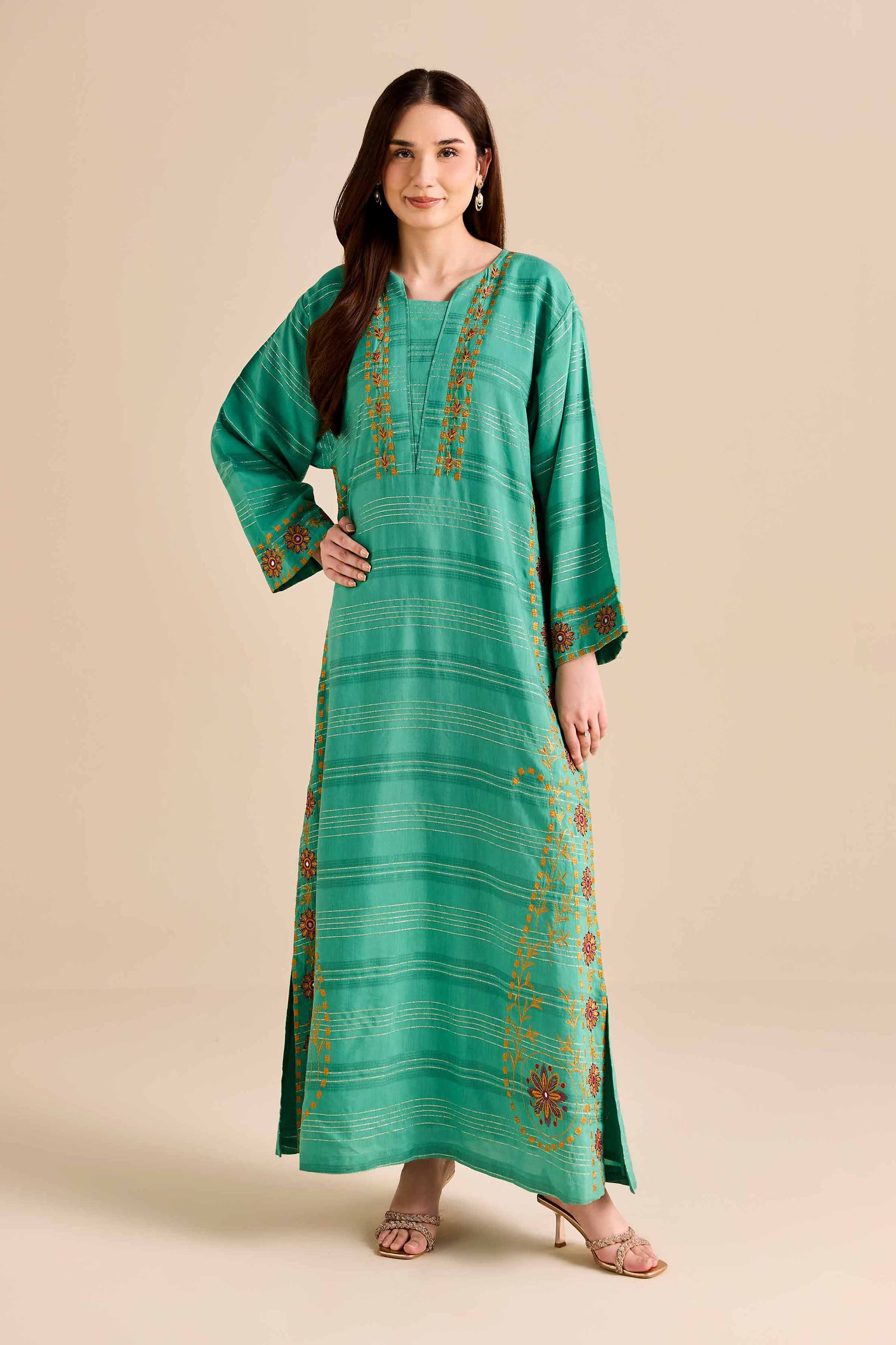 Embroidered Shirt - FW25-47 for Women - Pret Collection | Nishat | Shop Online