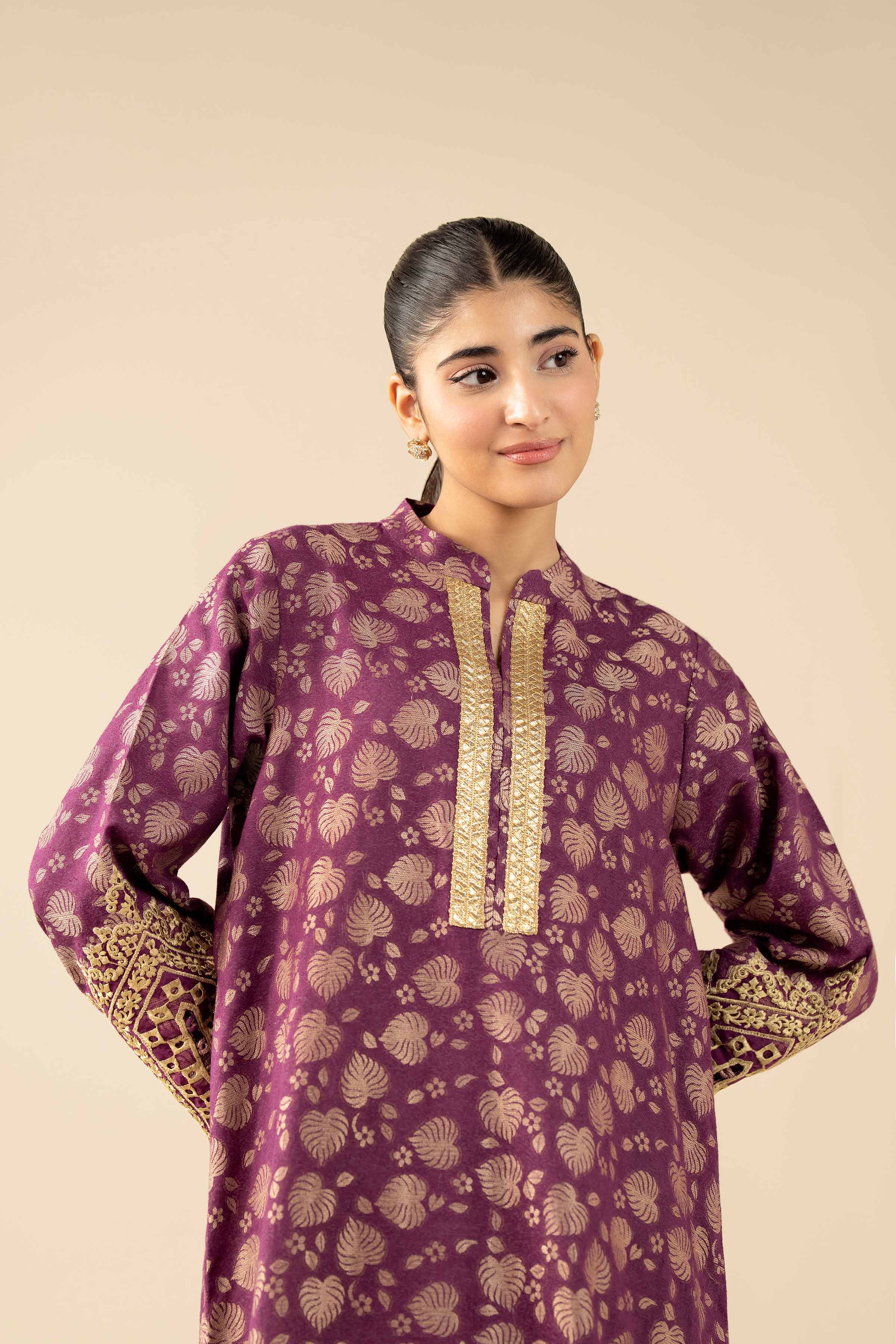 Embroidered Shirt - FW25-53 for Women - Pret Collection | Nishat | Shop Online