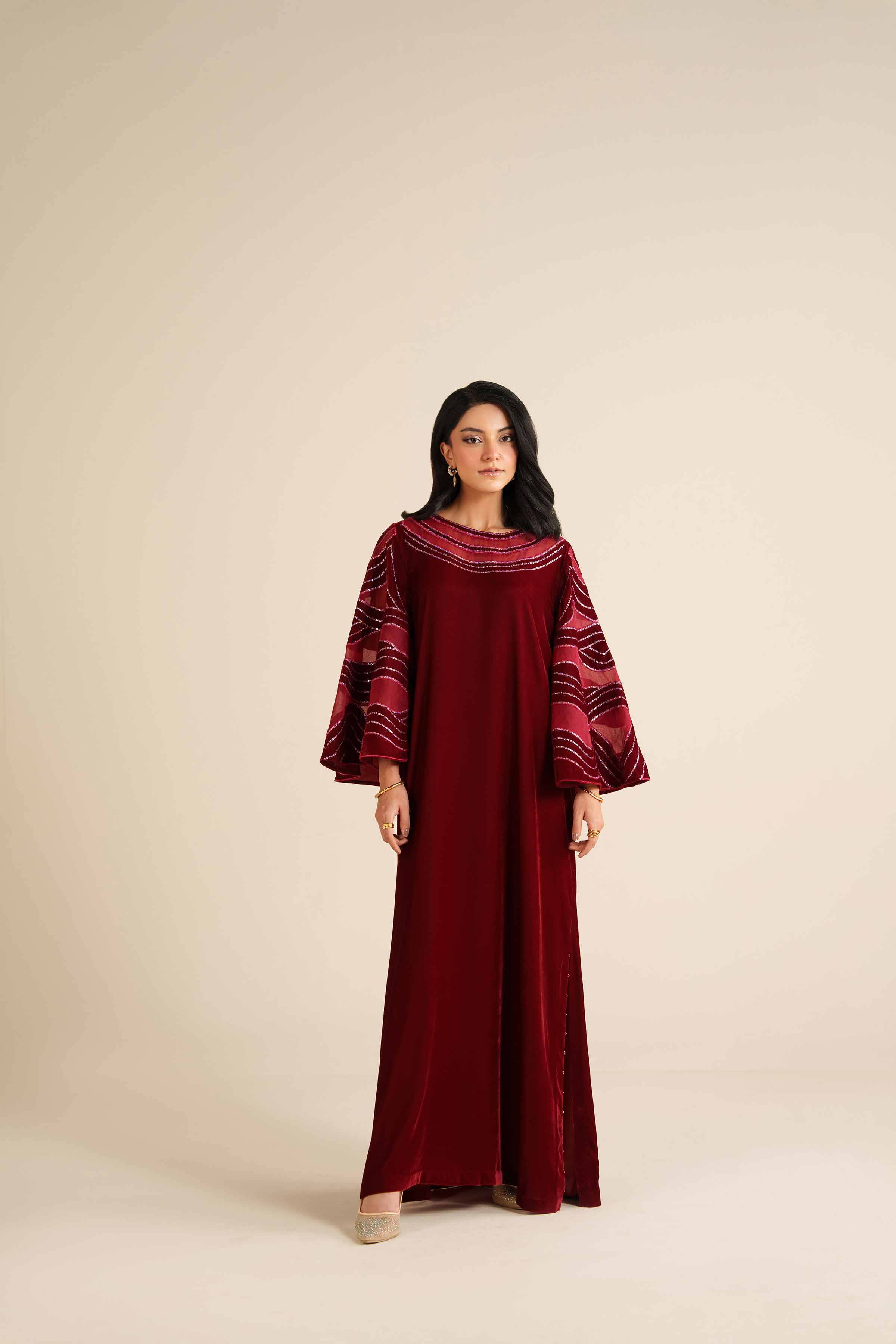 Embroidered Shirt - FW25-61 for Women - Pret Collection | Nishat | Shop Online