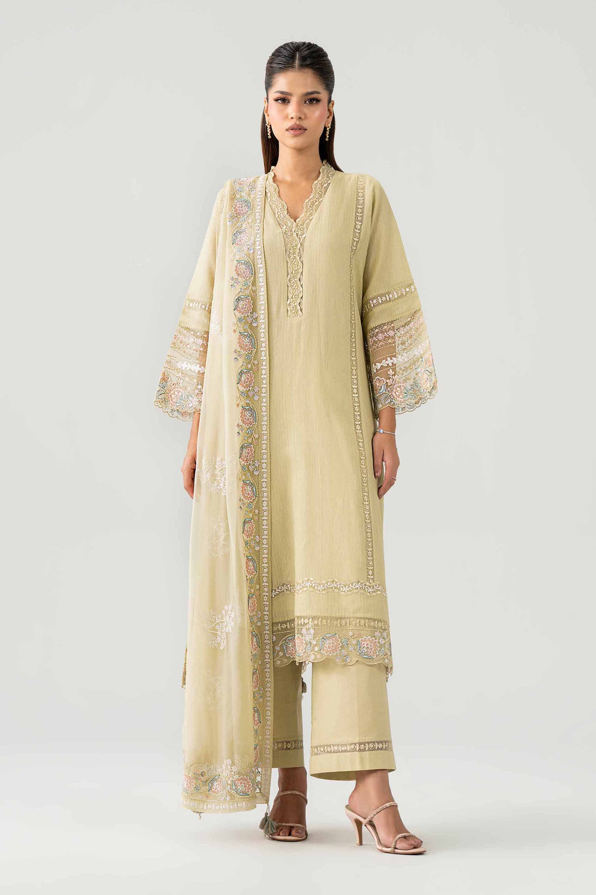 3 Piece - Embroidered Suit - KBS26-62 for Women - Boutique Collection | Nishat | Shop Online