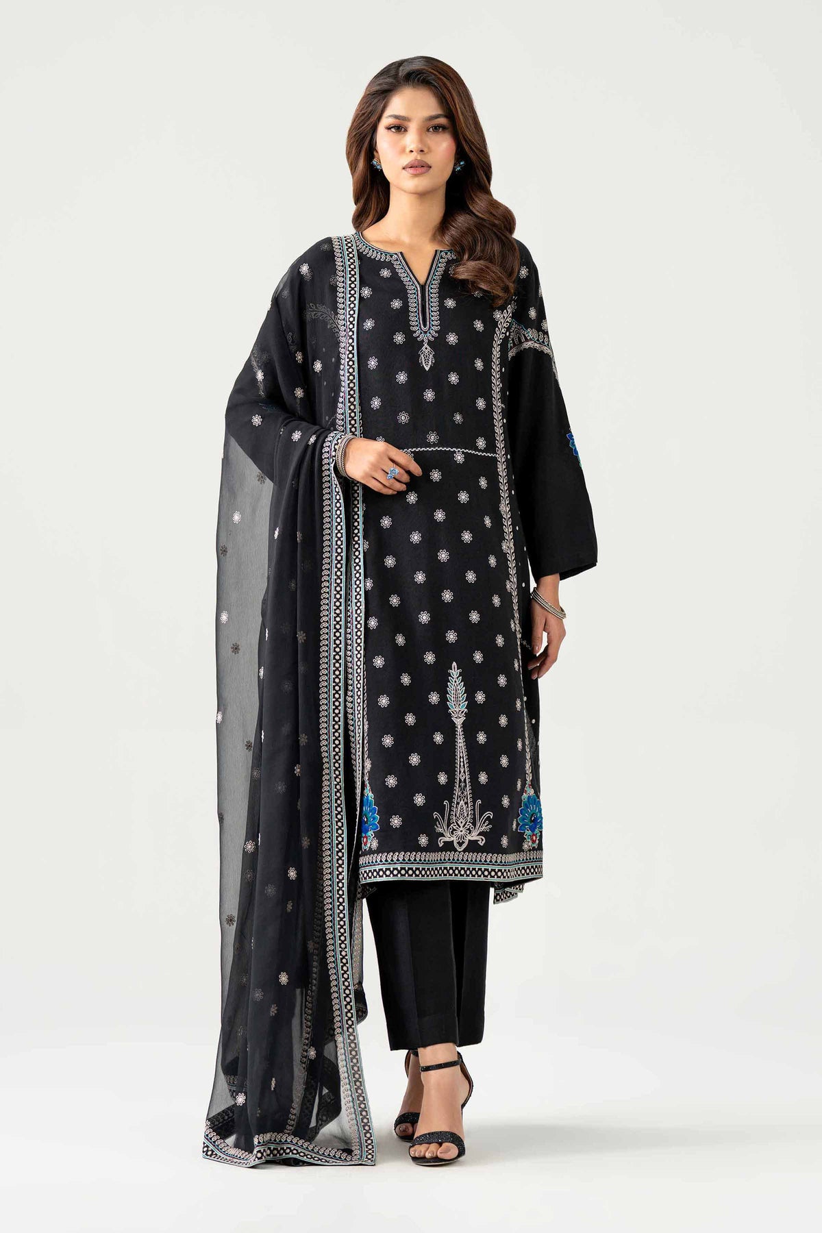3 Piece - Embroidered Suit - KBS26-81 for Women - Boutique Collection | Nishat | Shop Online