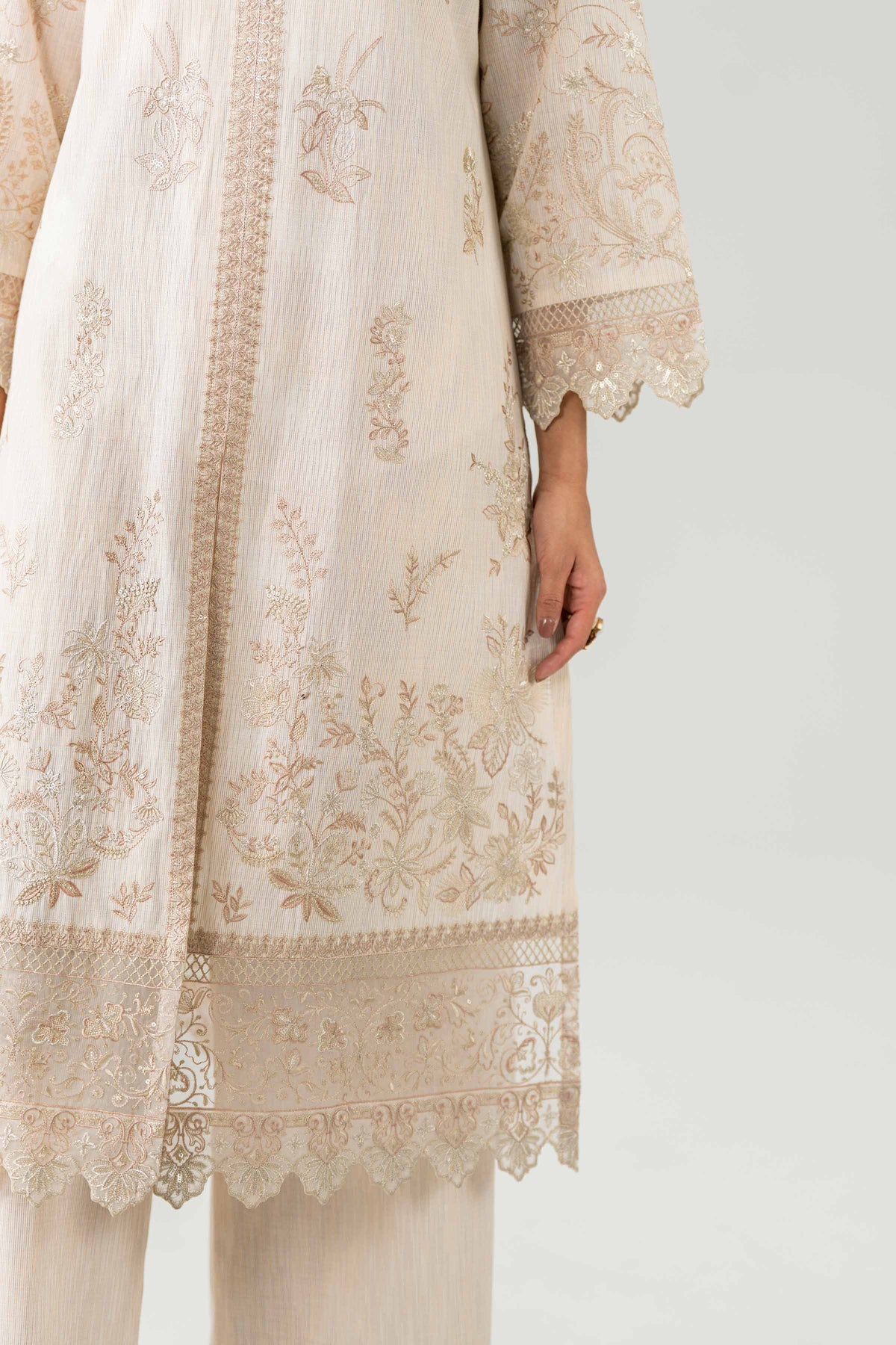 3 Piece - Printed Embroidered Suit - KBS26-82 for Women - Boutique Collection | Nishat | Shop Online