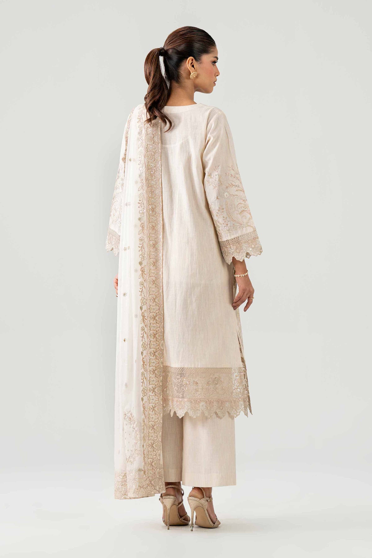 3 Piece - Printed Embroidered Suit - KBS26-82 for Women - Boutique Collection | Nishat | Shop Online