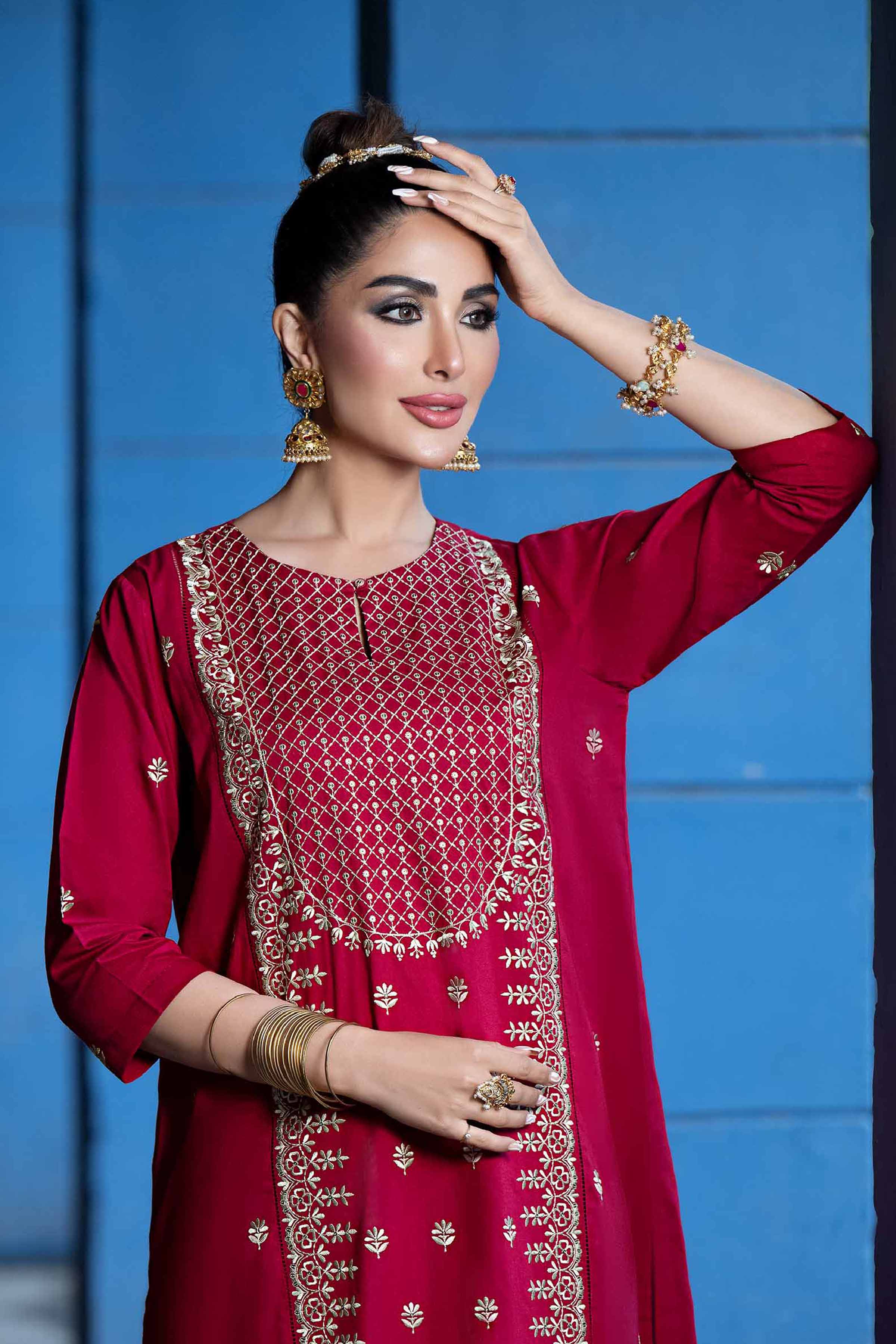 2 Piece - Embroidered Suit - KFE23-76