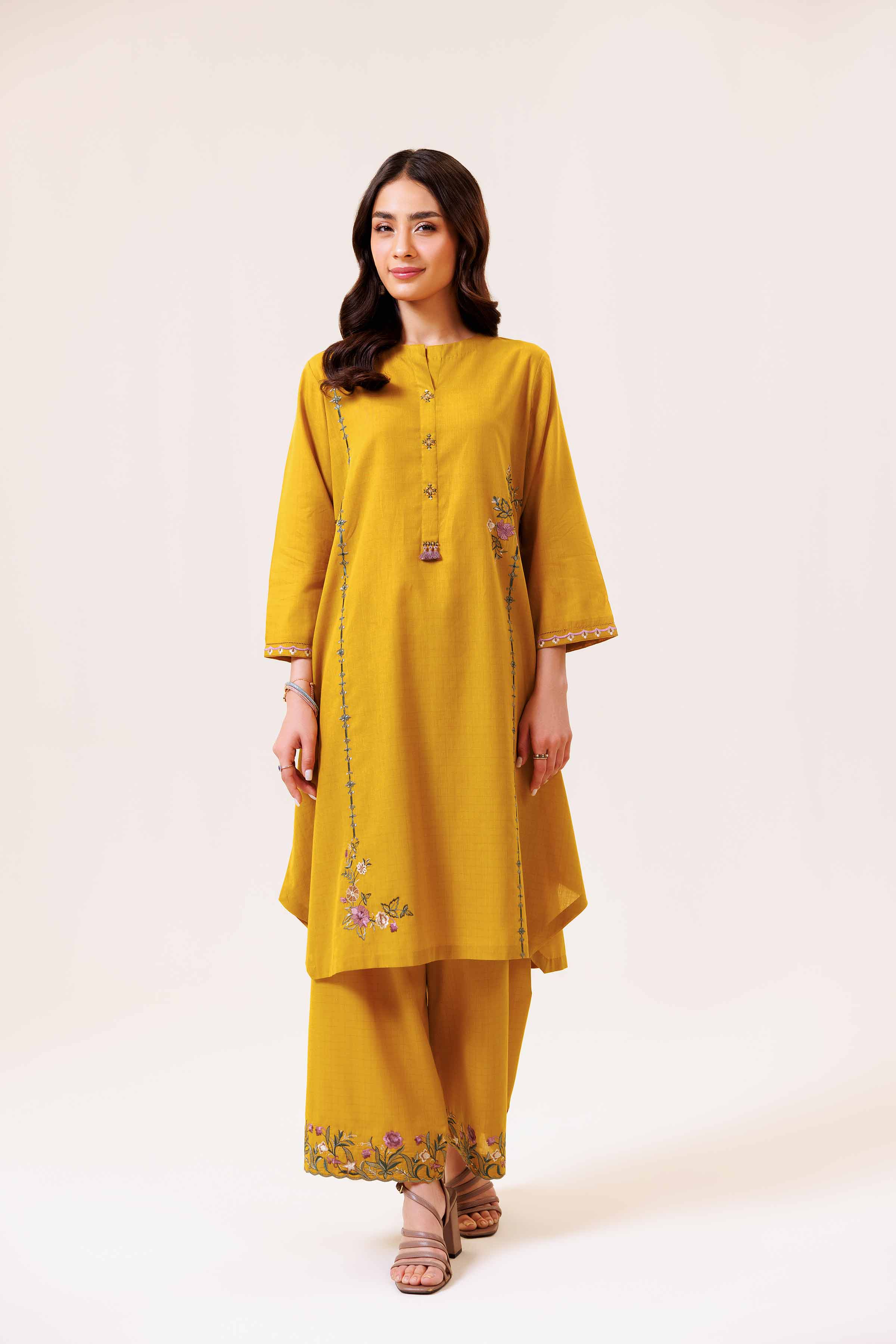 2 Piece - Embroidered Suit - KFE24-104