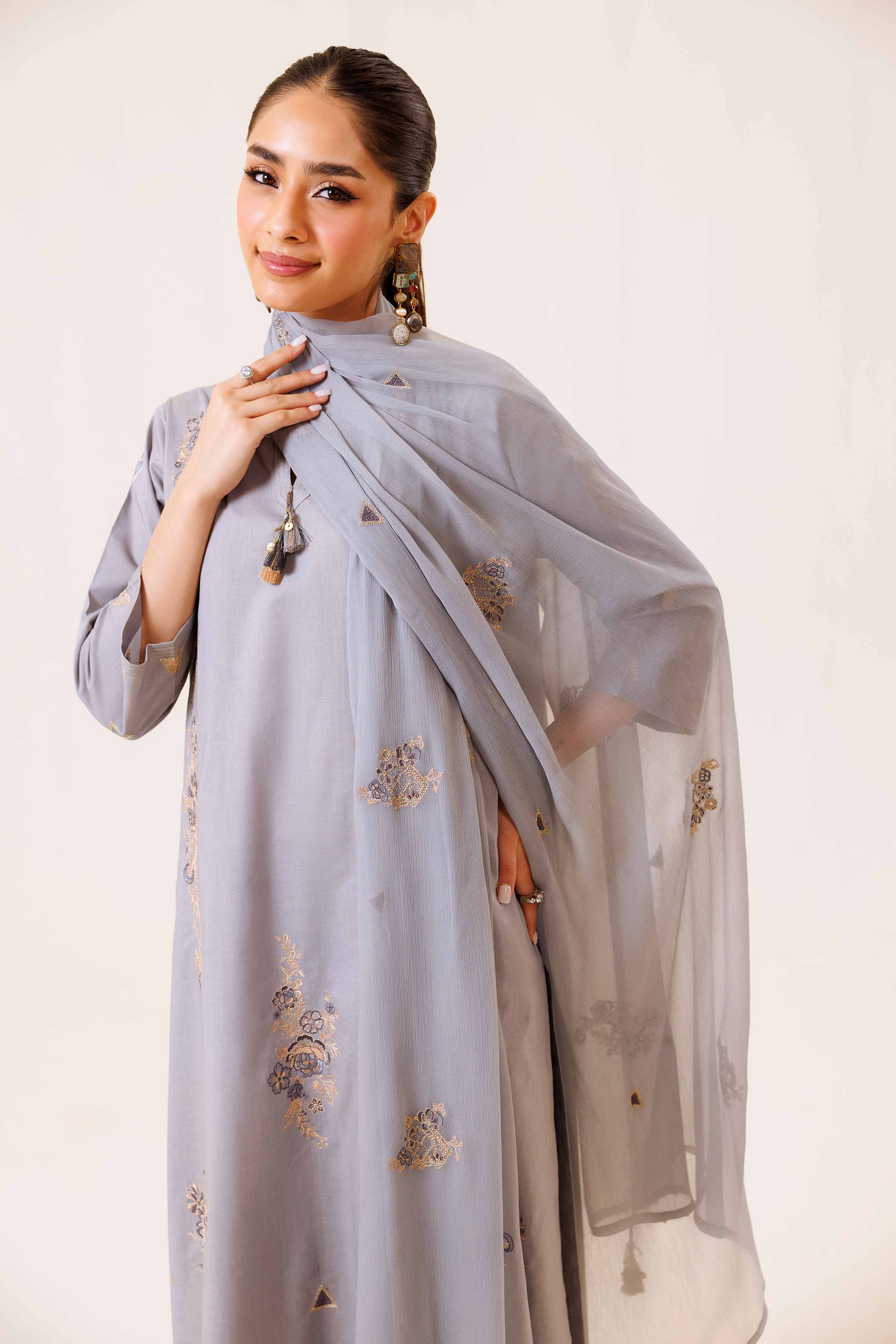 3 Piece - Embroidered Suit - KFE24-17
