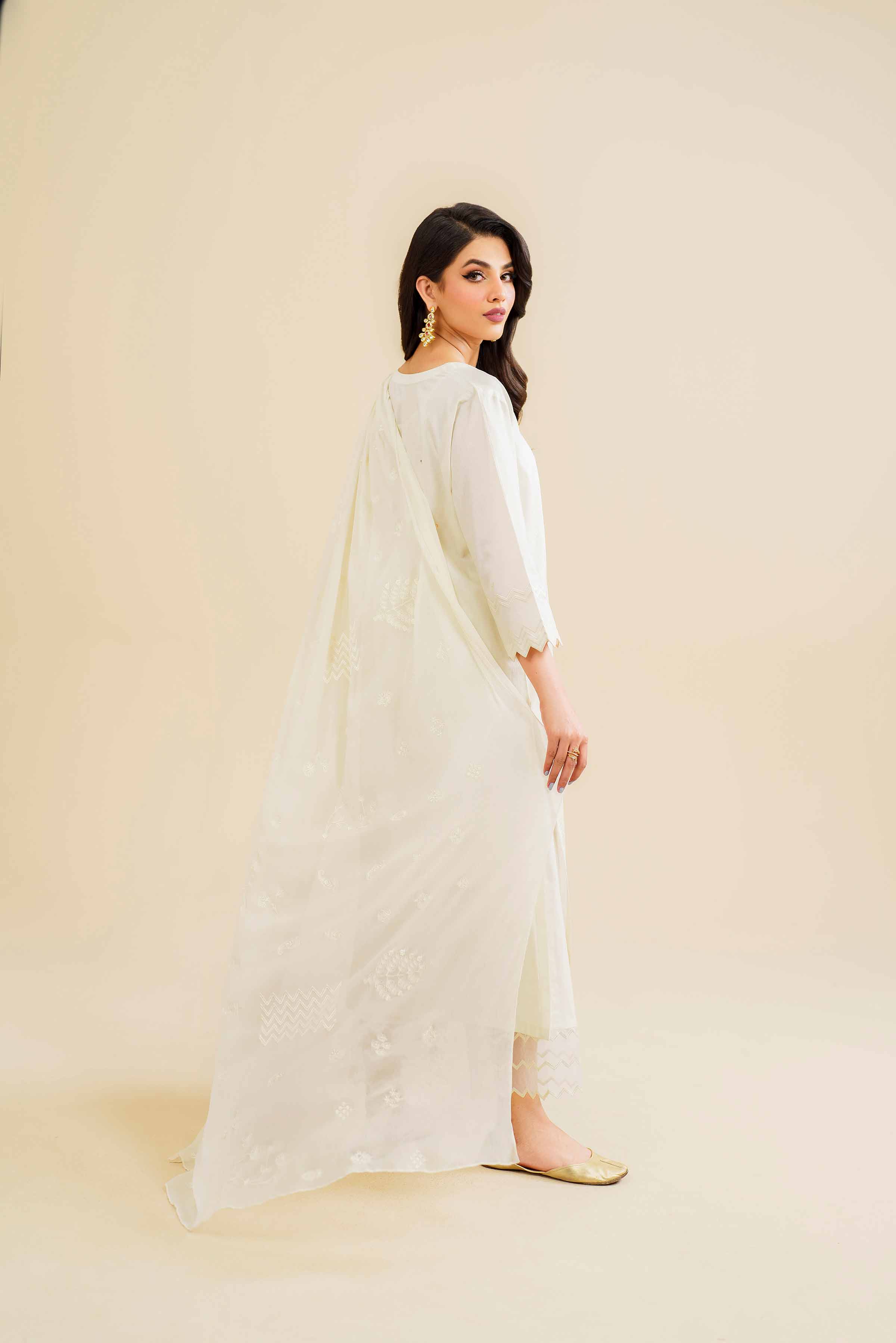 3 Piece - Embroidered Suit - KFE24-22