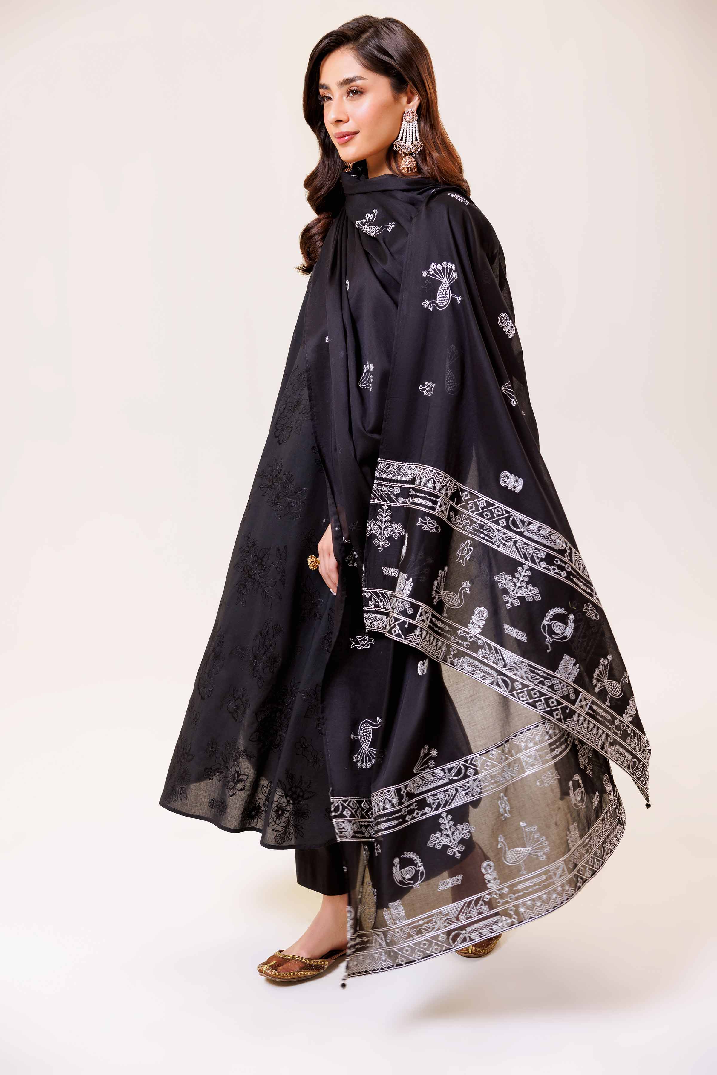 3 Piece - Embroidered Suit - KFE24-24