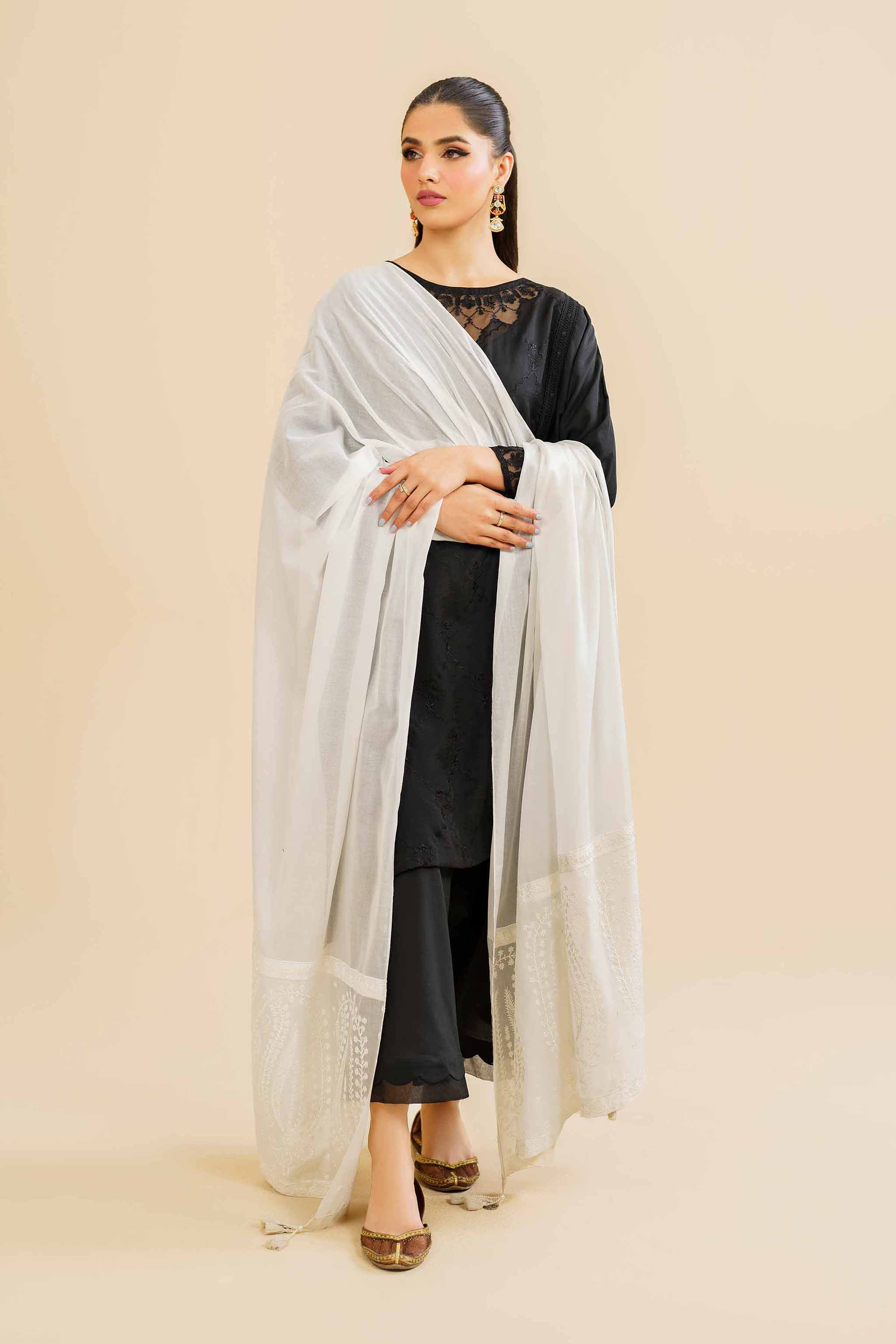Embroidered Dupatta - KFE24-66