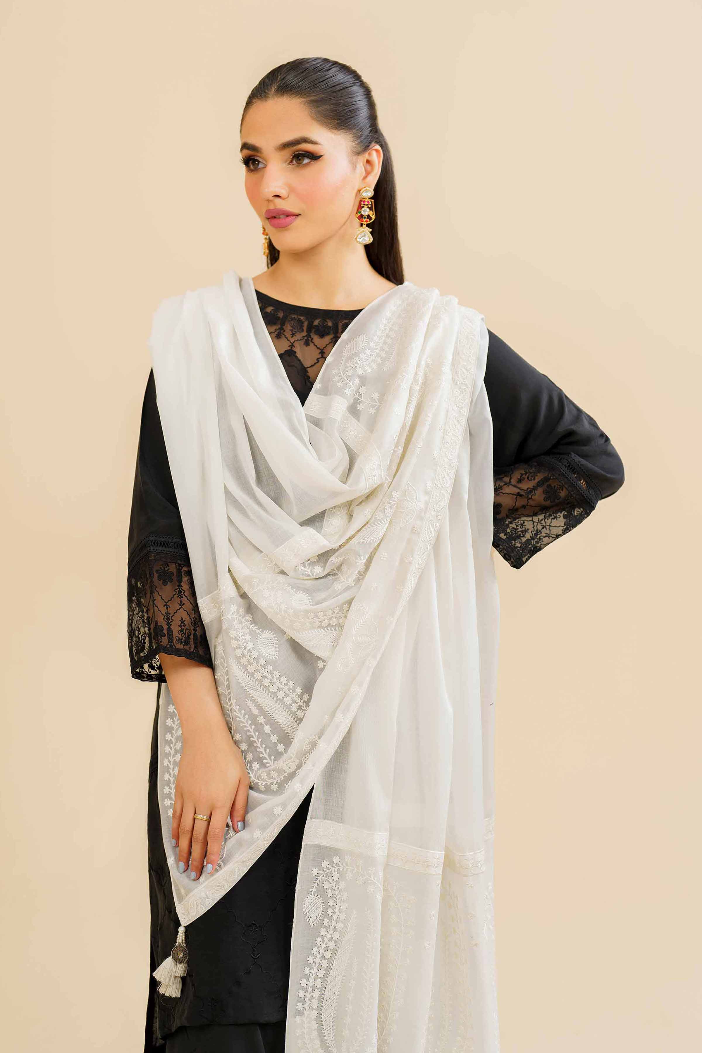 Embroidered Dupatta - KFE24-66