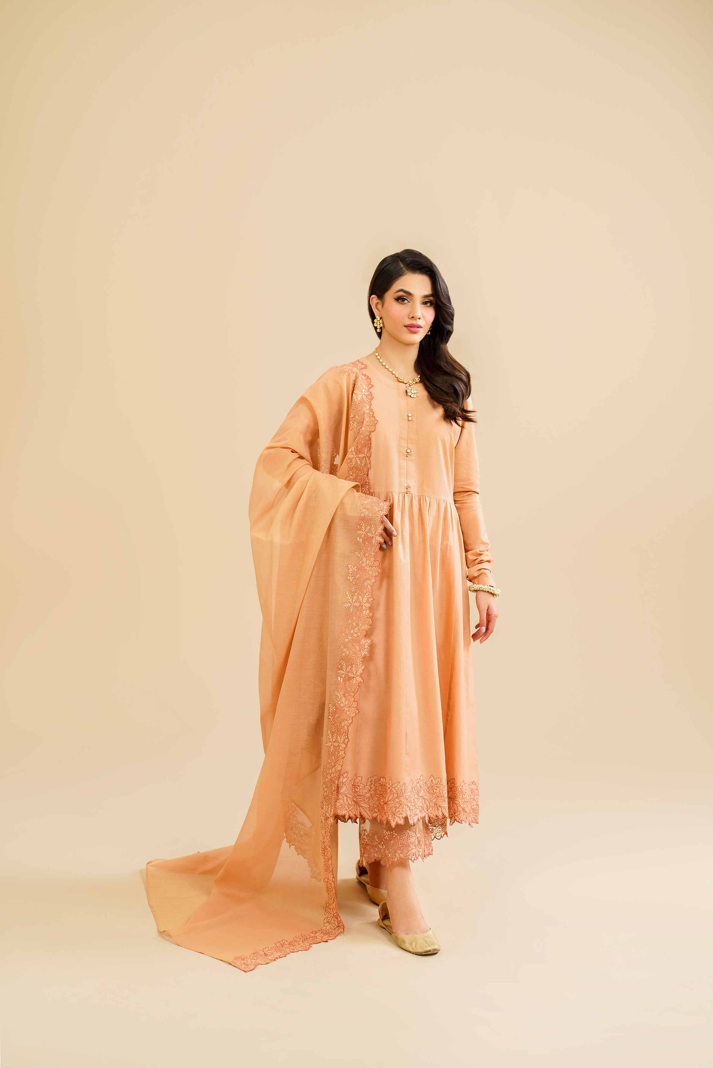 3 Piece - Embroidered Suit - KFE24-78