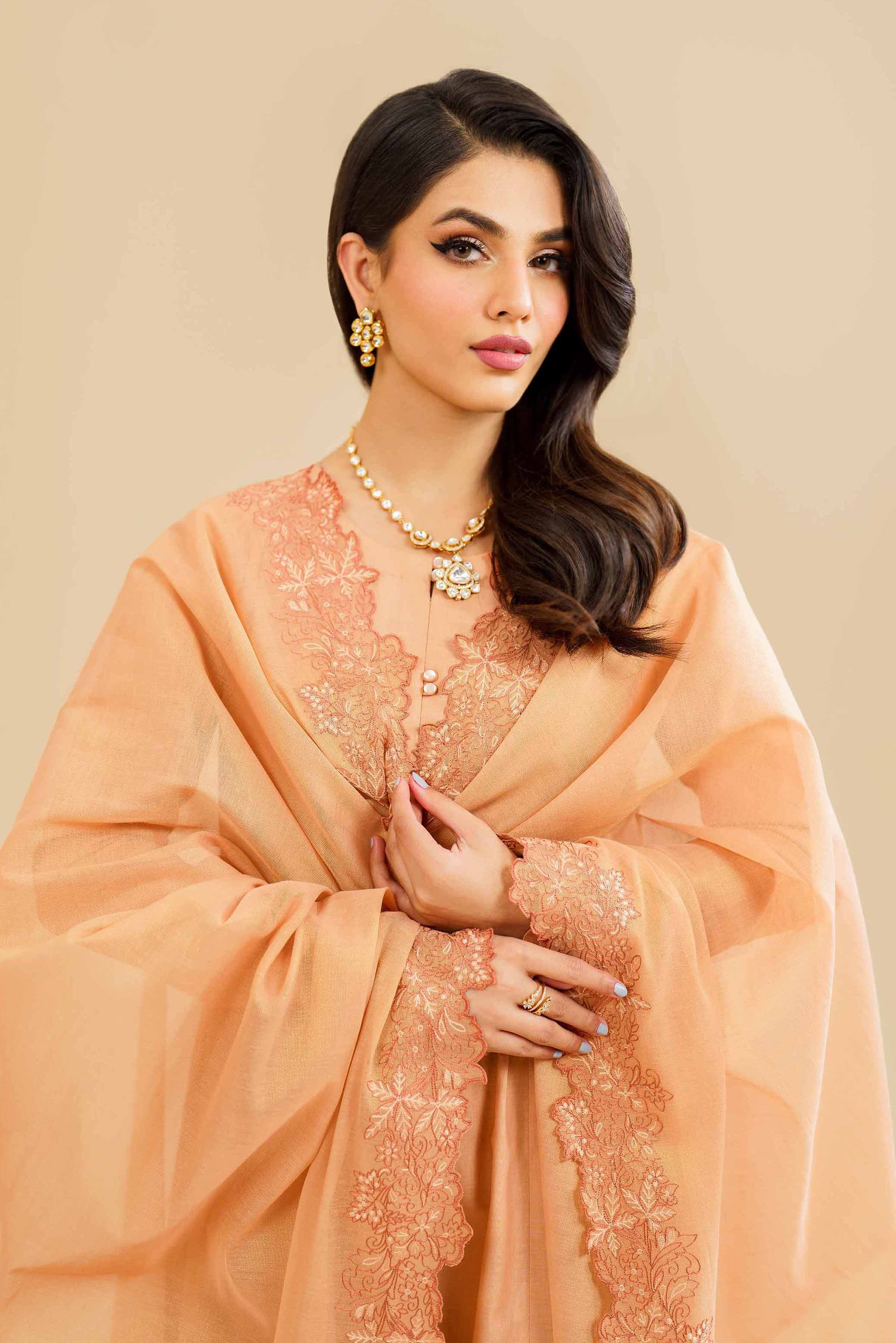3 Piece - Embroidered Suit - KFE24-78