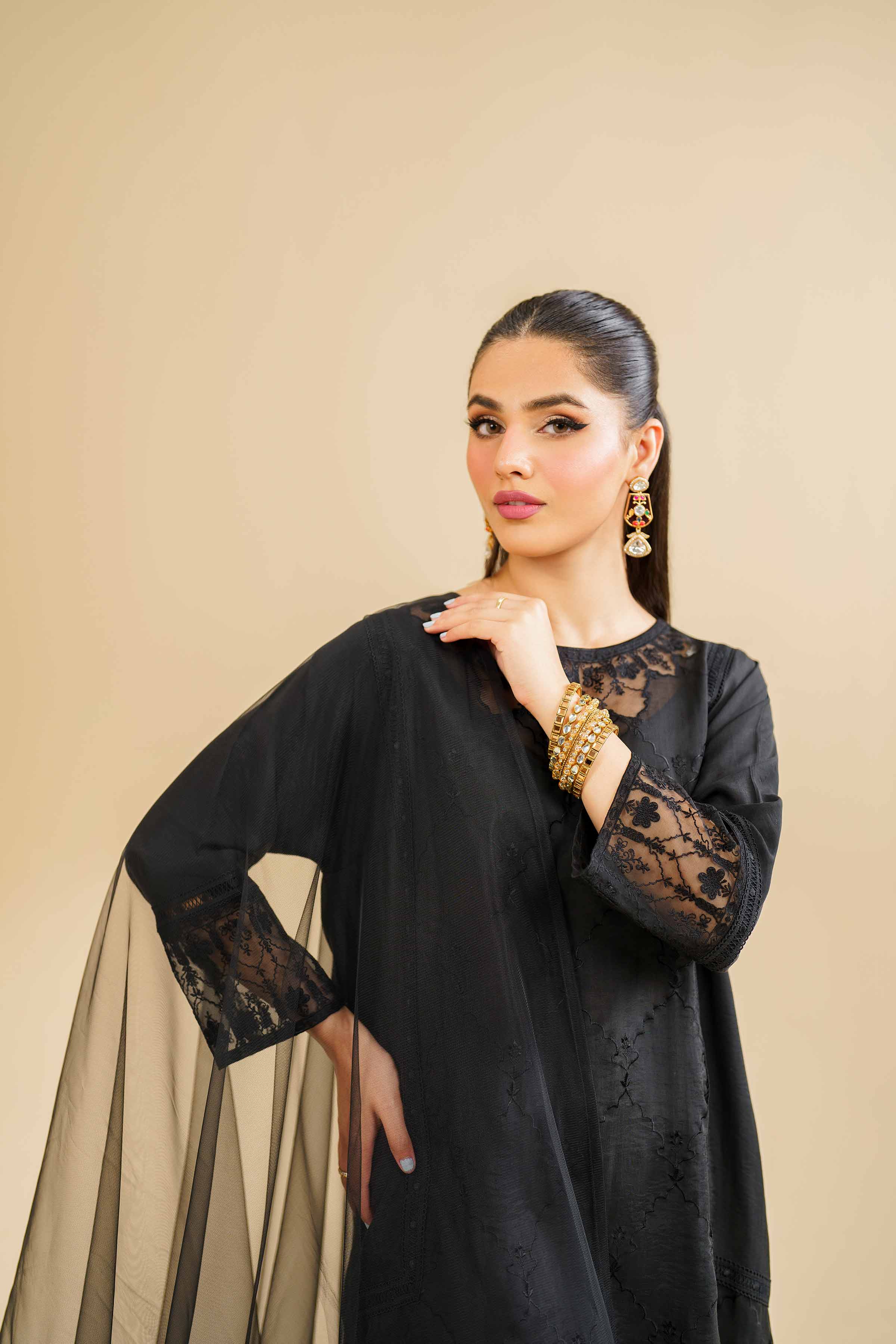 3 Piece - Embroidered Suit - KFE24-83