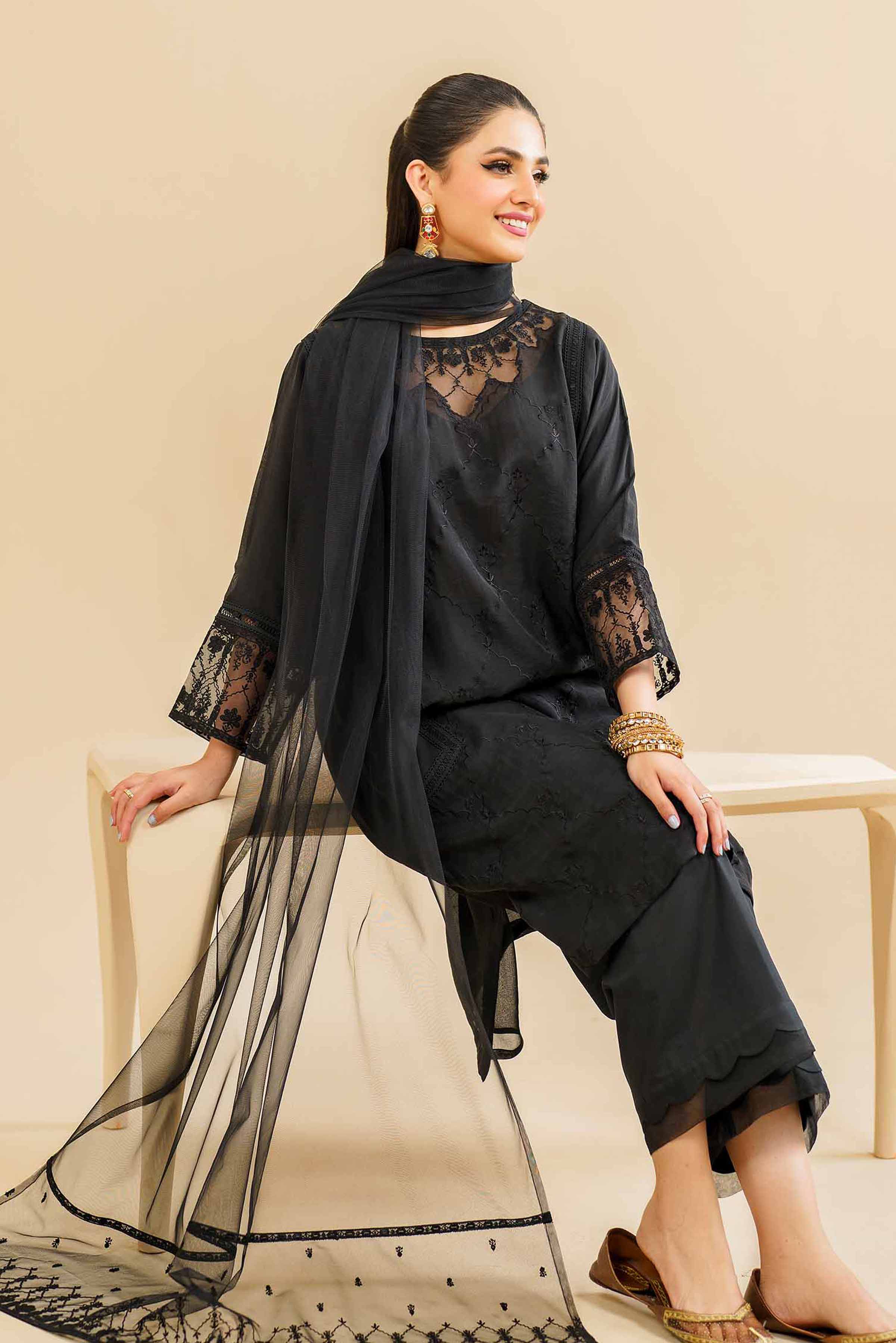 3 Piece - Embroidered Suit - KFE24-83
