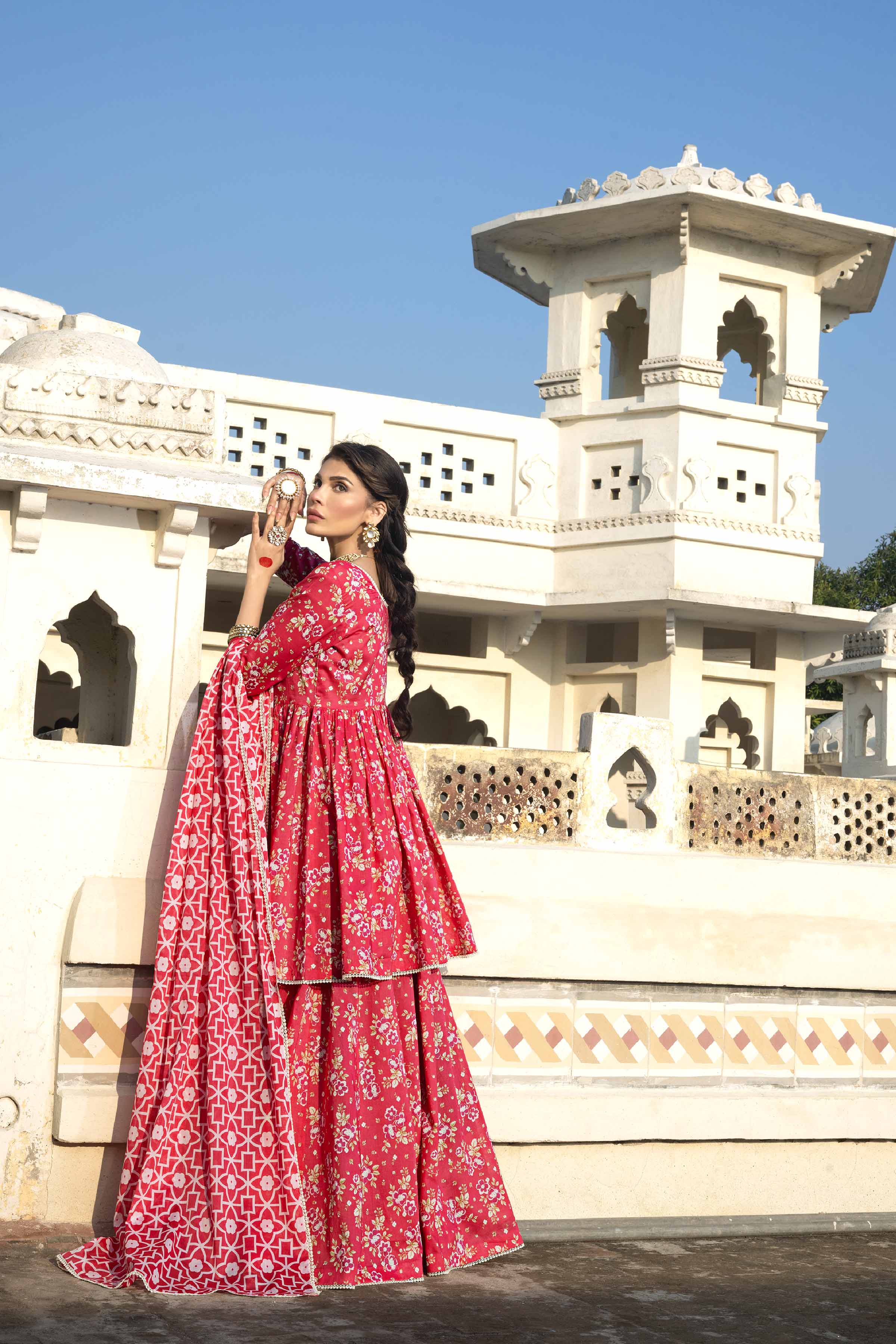 3 Piece - Printed Suit - KFE24-88