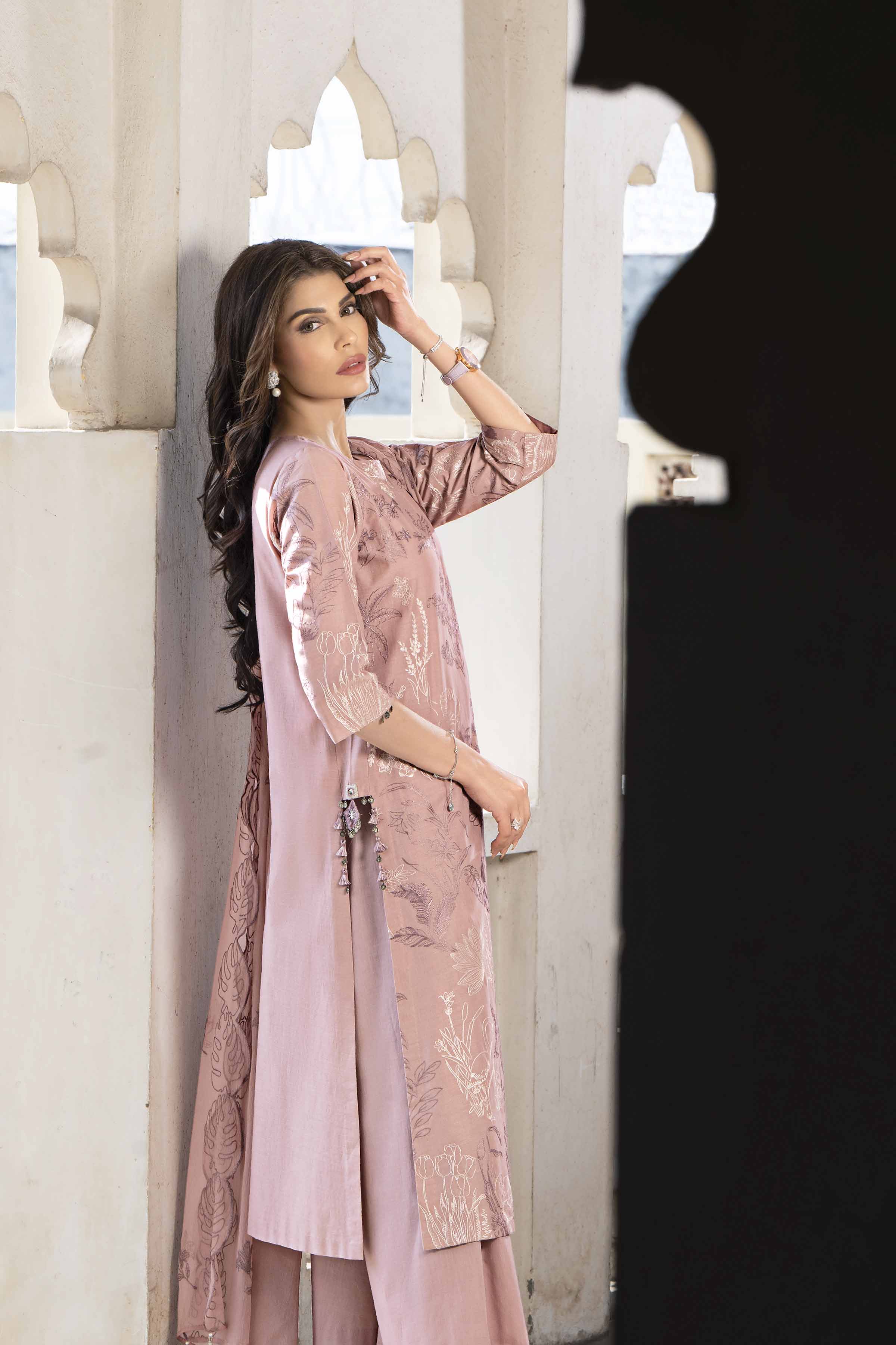 3 Piece - Embroidered Suit - KFE24-92