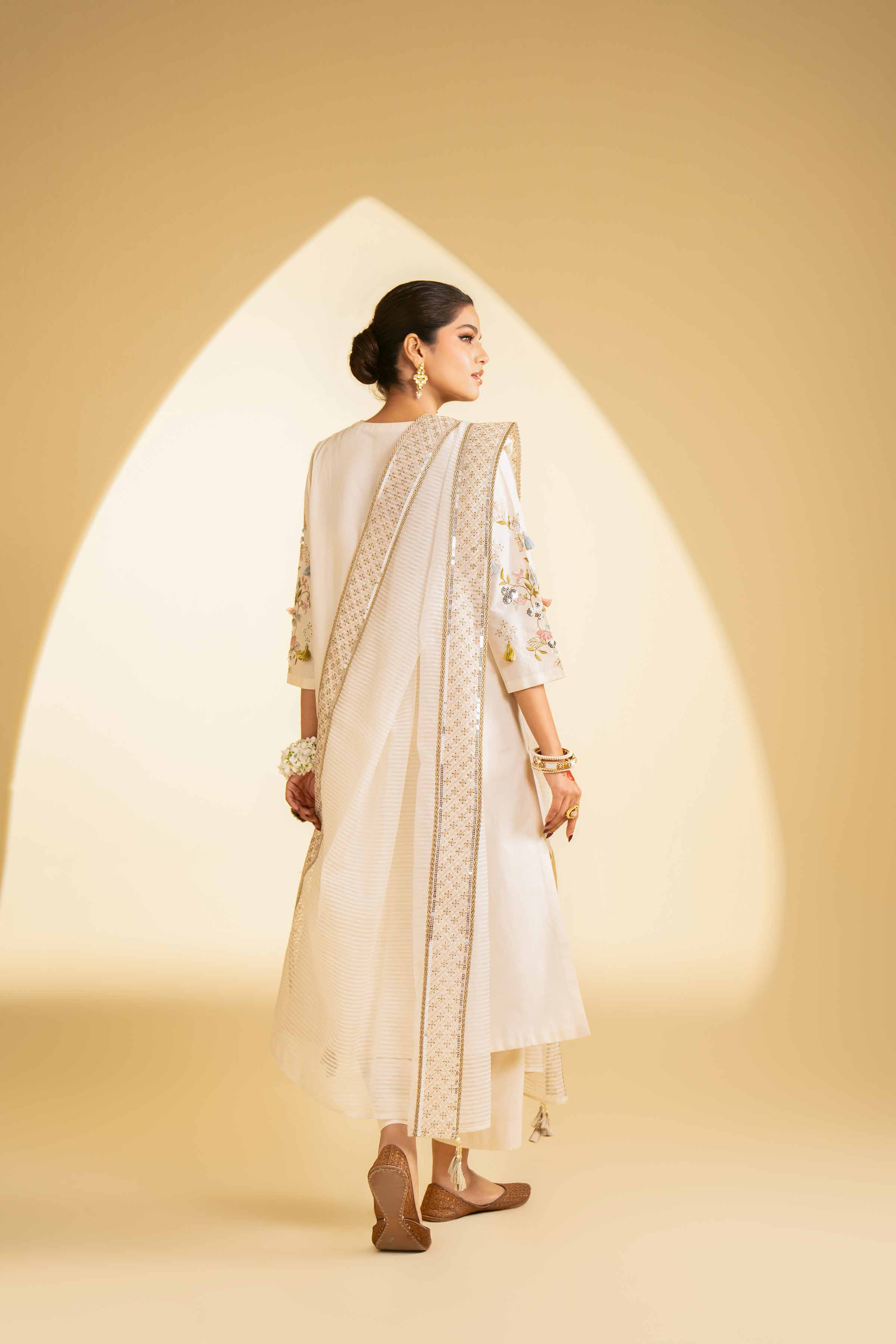 3 Piece - Embroidered Suit - KFE25-02