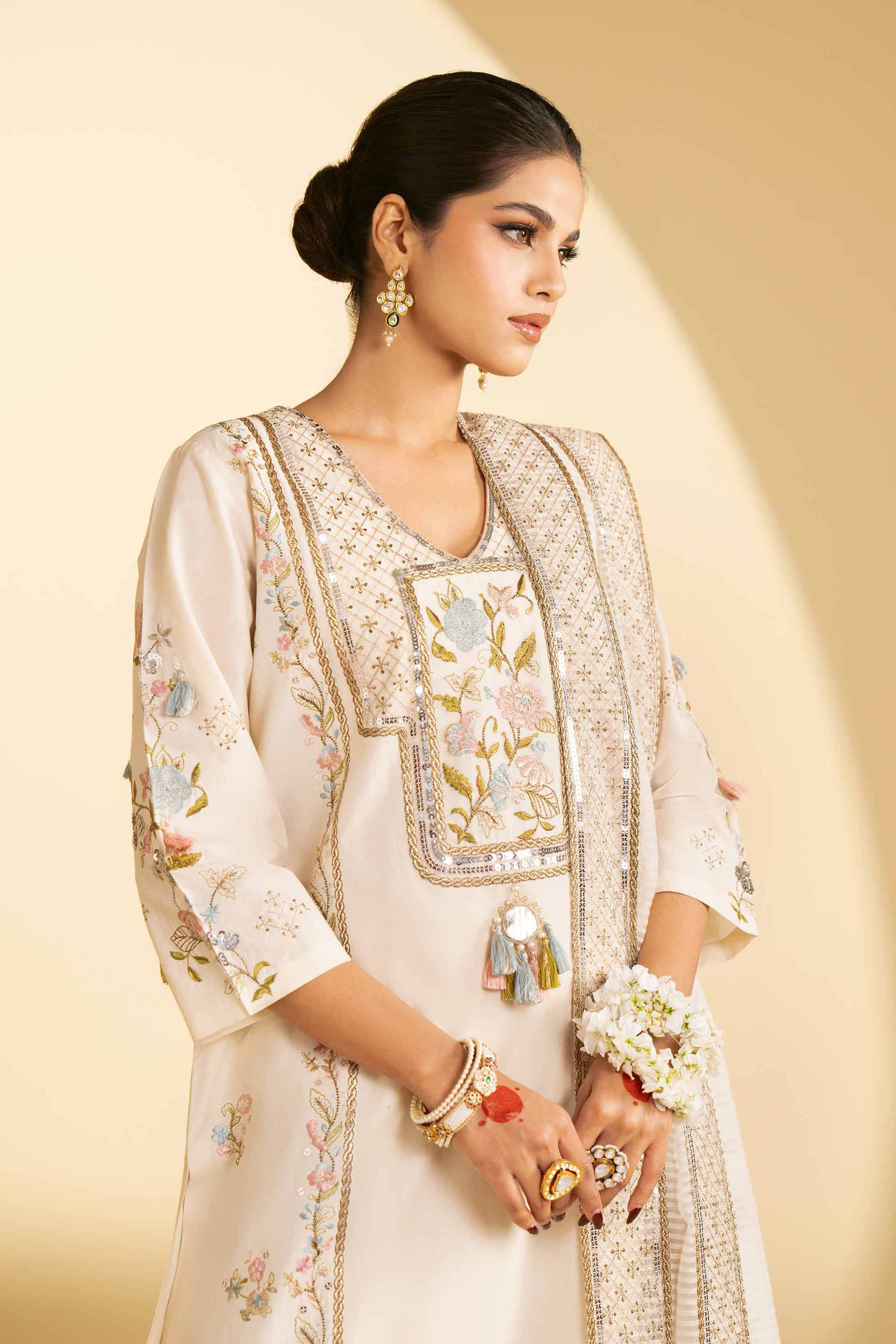 3 Piece - Embroidered Suit - KFE25-02