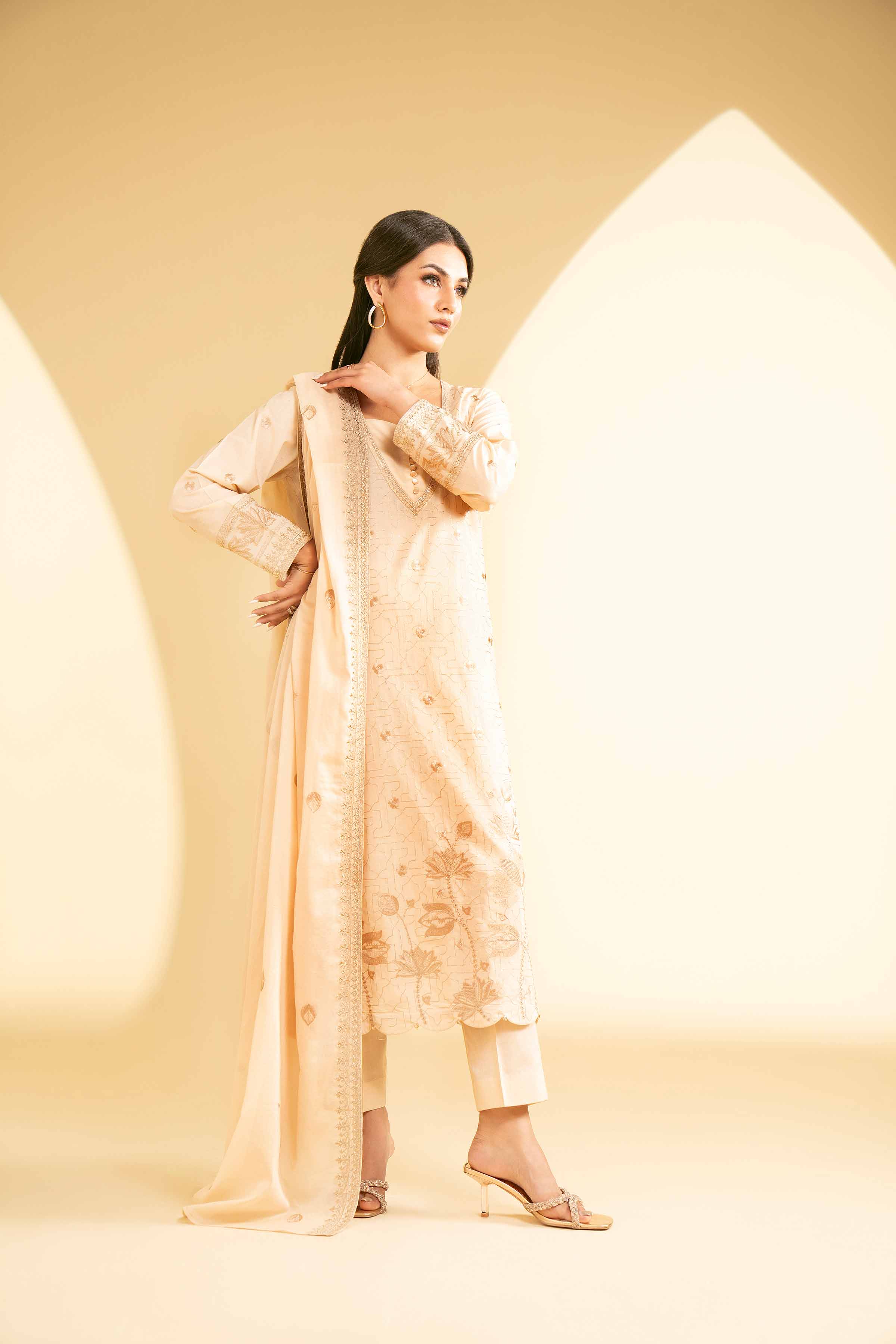 3 Piece - Embroidered Suit - KFE25-03