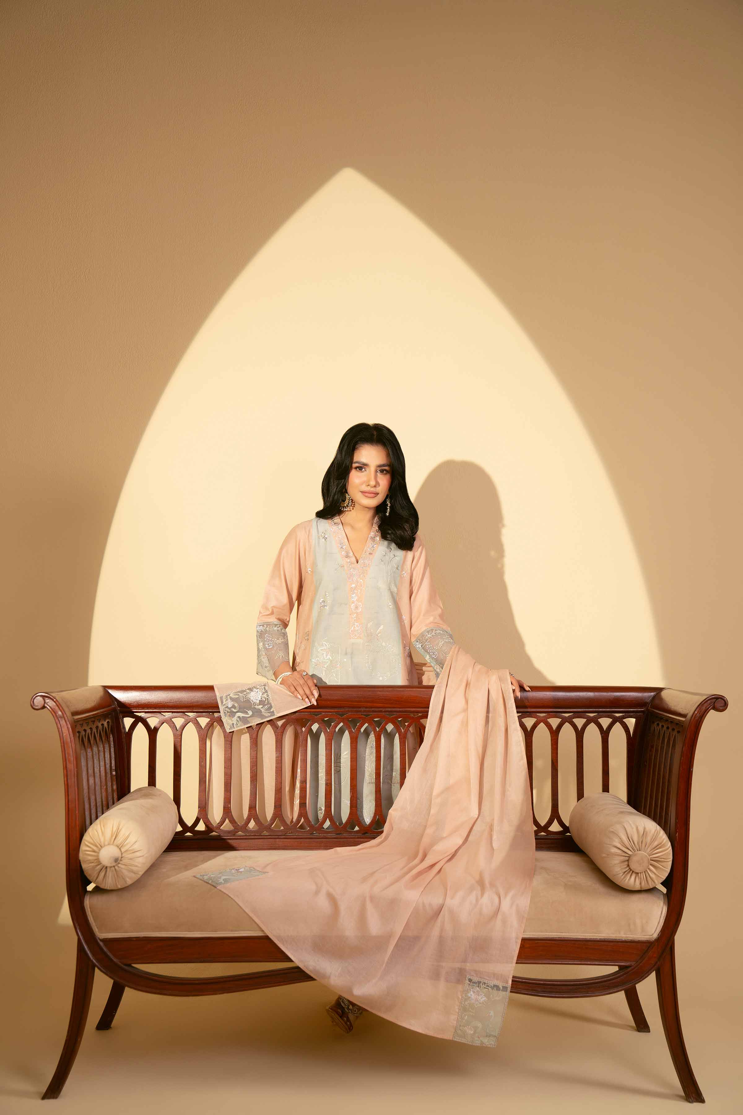3 Piece - Embroidered Suit - KFE25-04