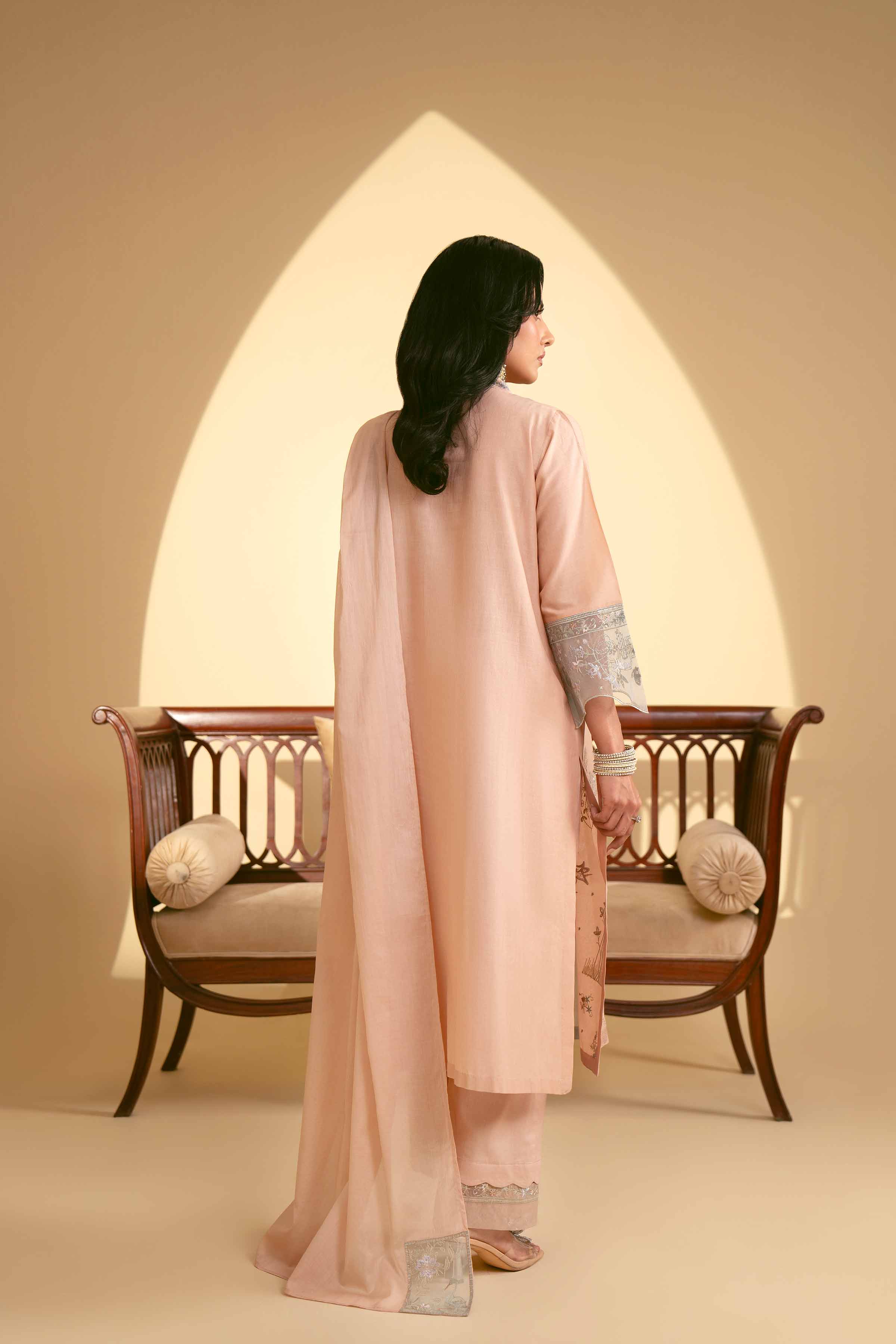 3 Piece - Embroidered Suit - KFE25-04