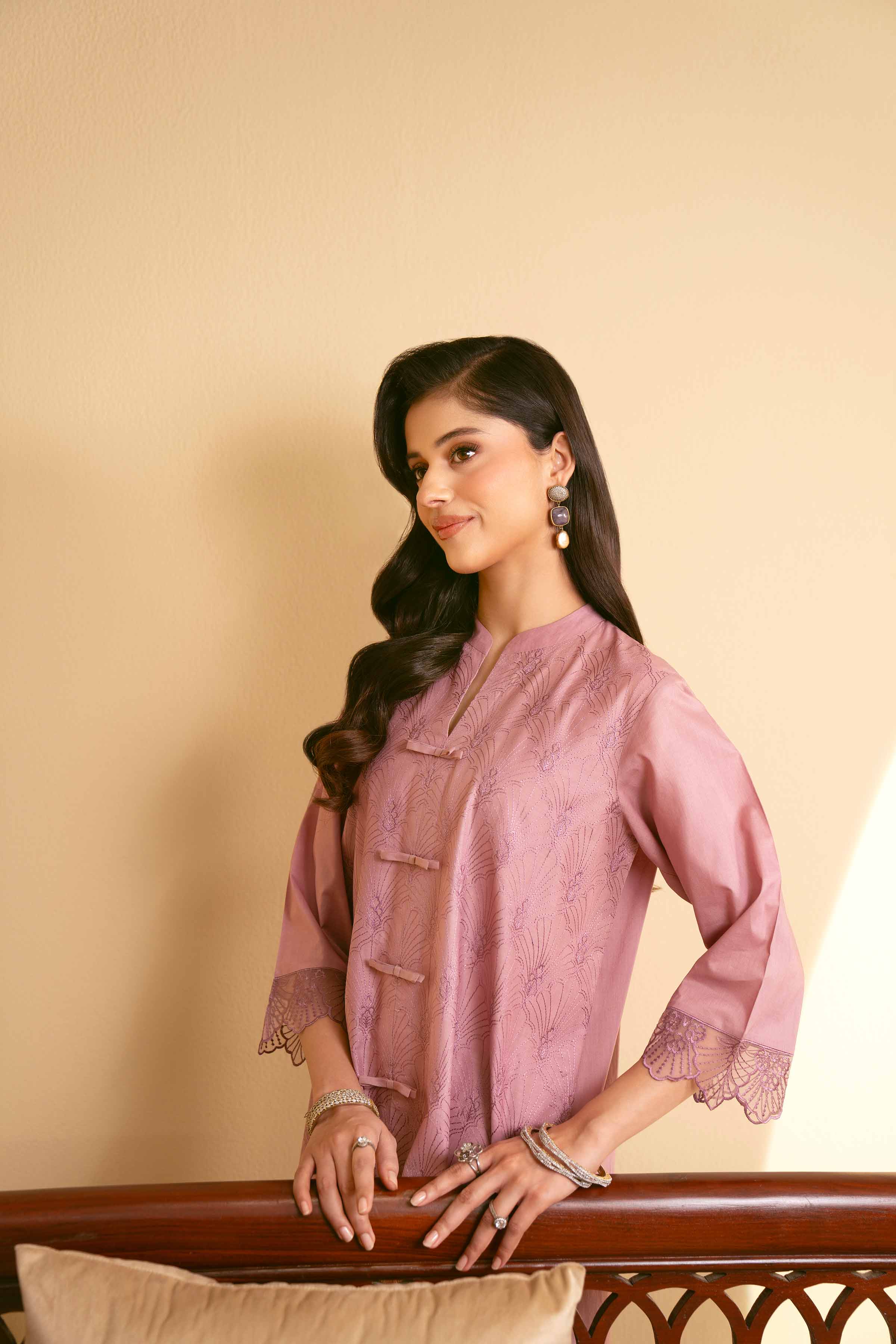 2 Piece - Embroidered Suit - KFE25-05