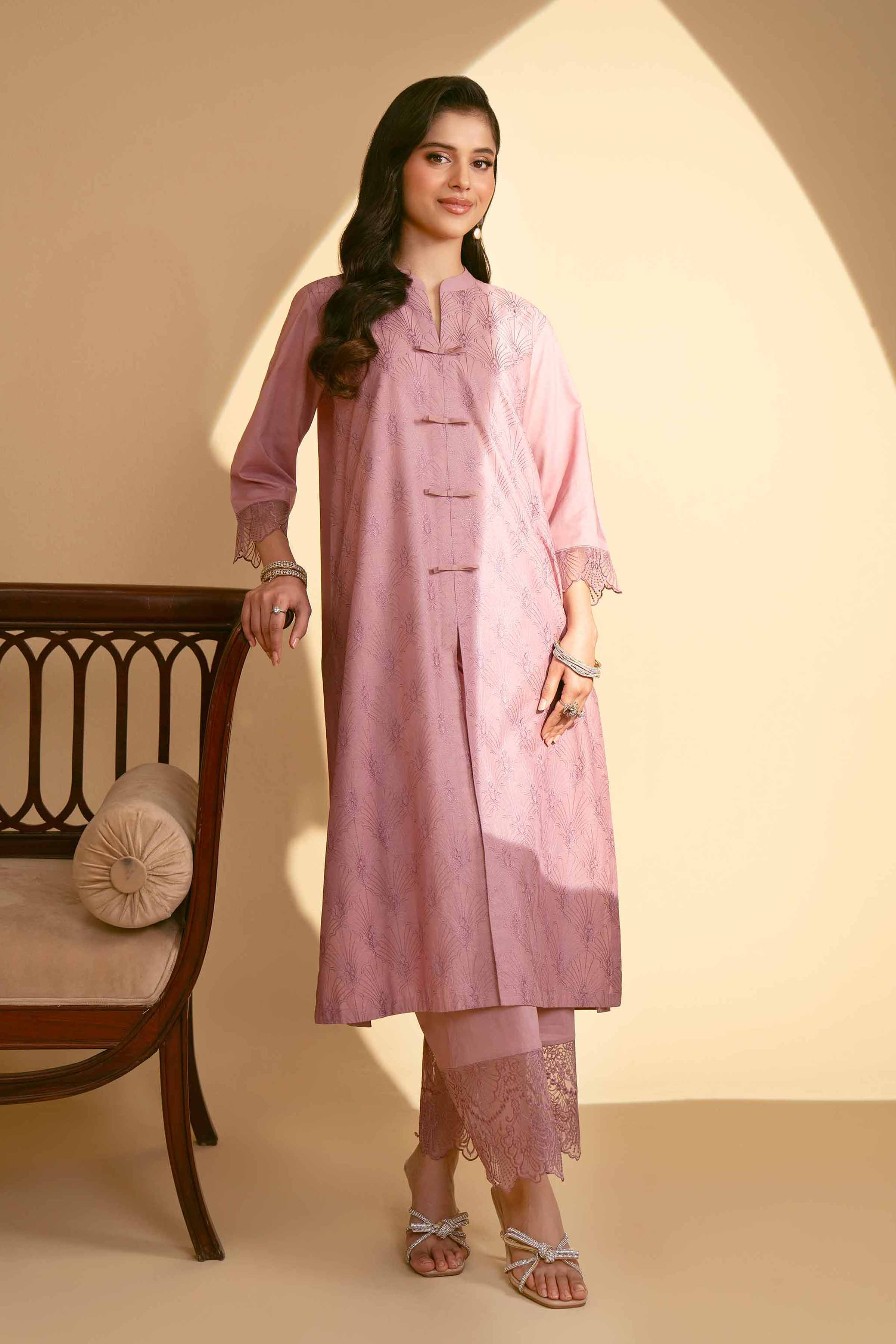 2 Piece - Embroidered Suit - KFE25-05