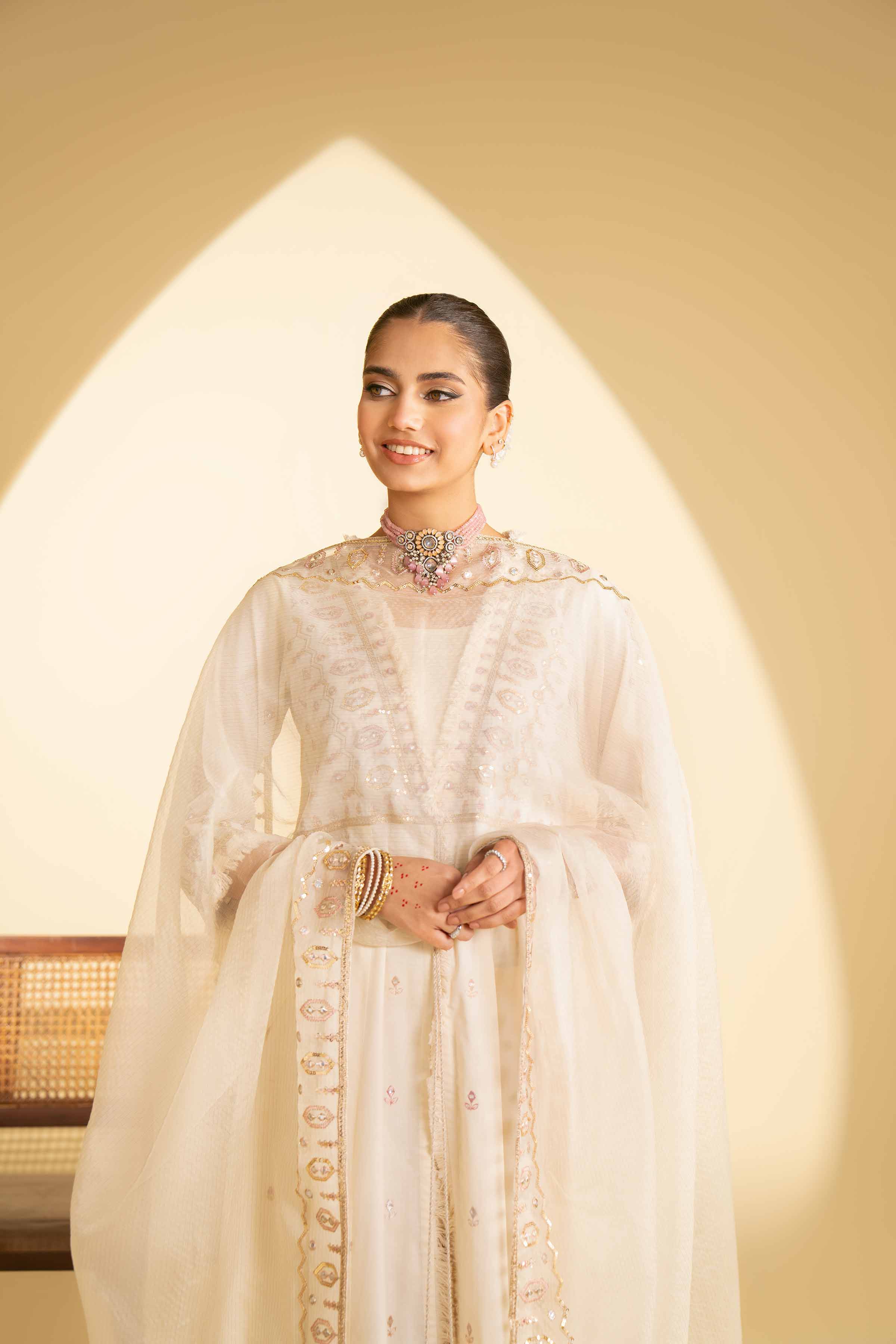 3 Piece - Embroidered Suit - KFE25-10
