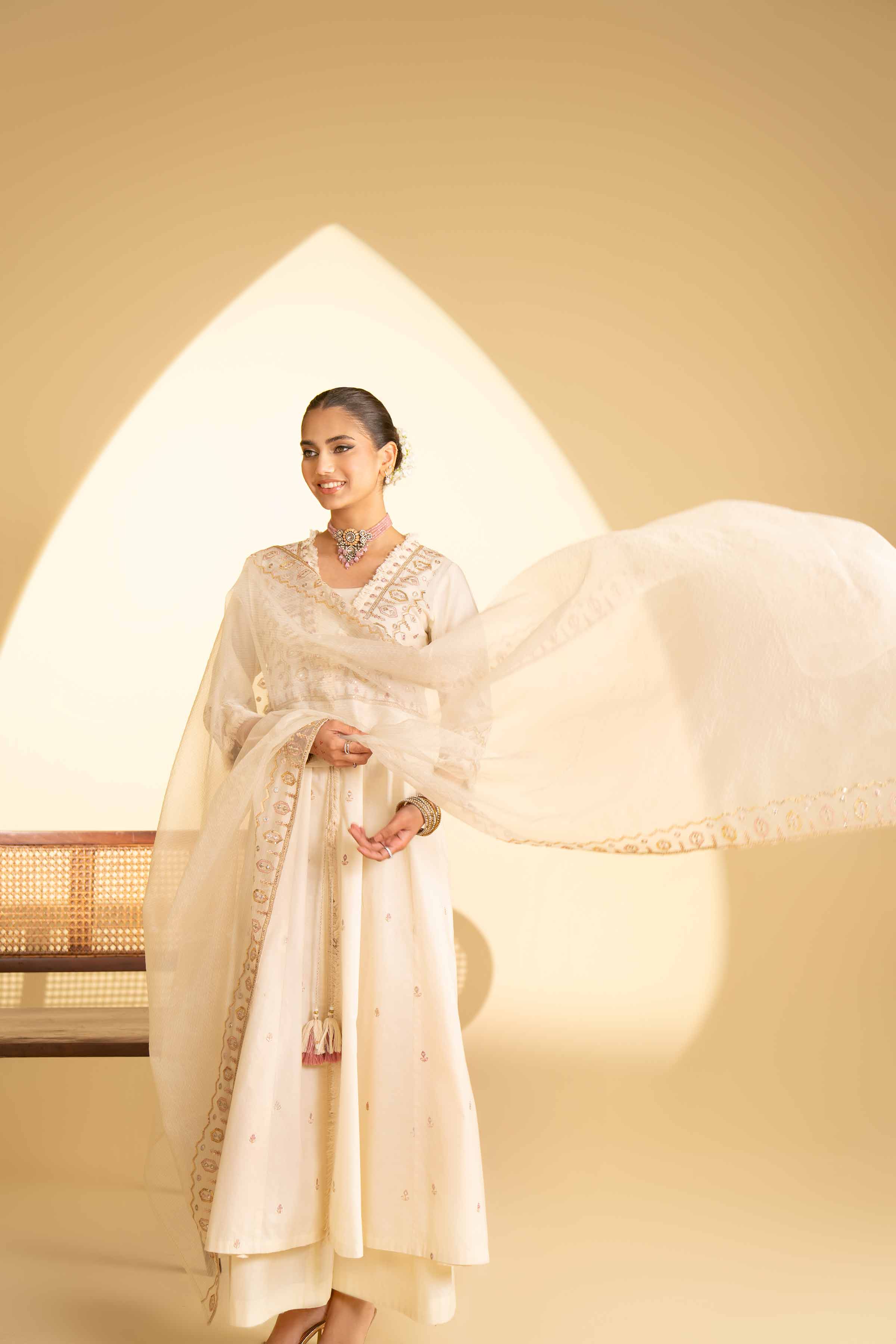 3 Piece - Embroidered Suit - KFE25-10