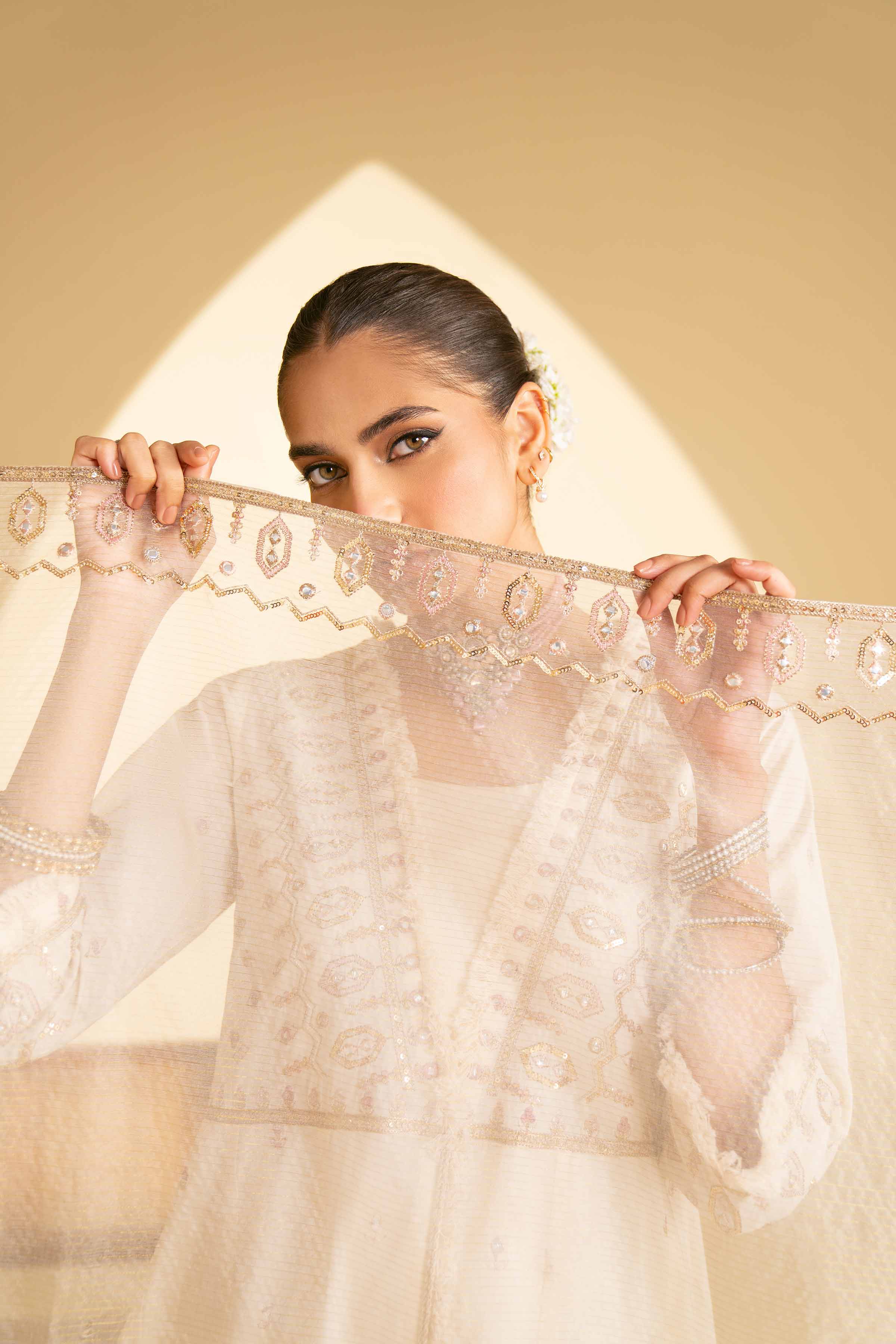 3 Piece - Embroidered Suit - KFE25-10