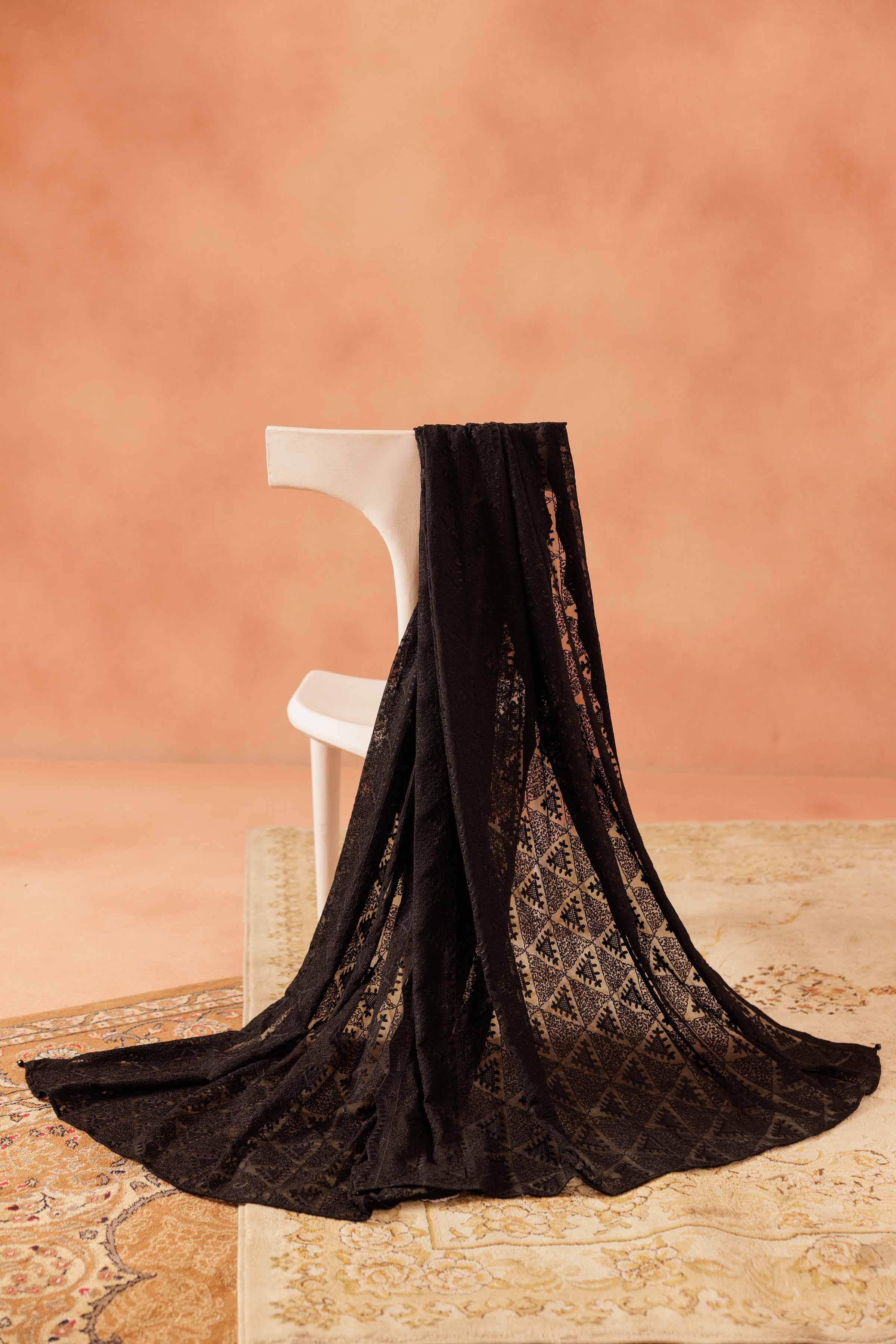 Embroidered Dupatta - KFE25-105