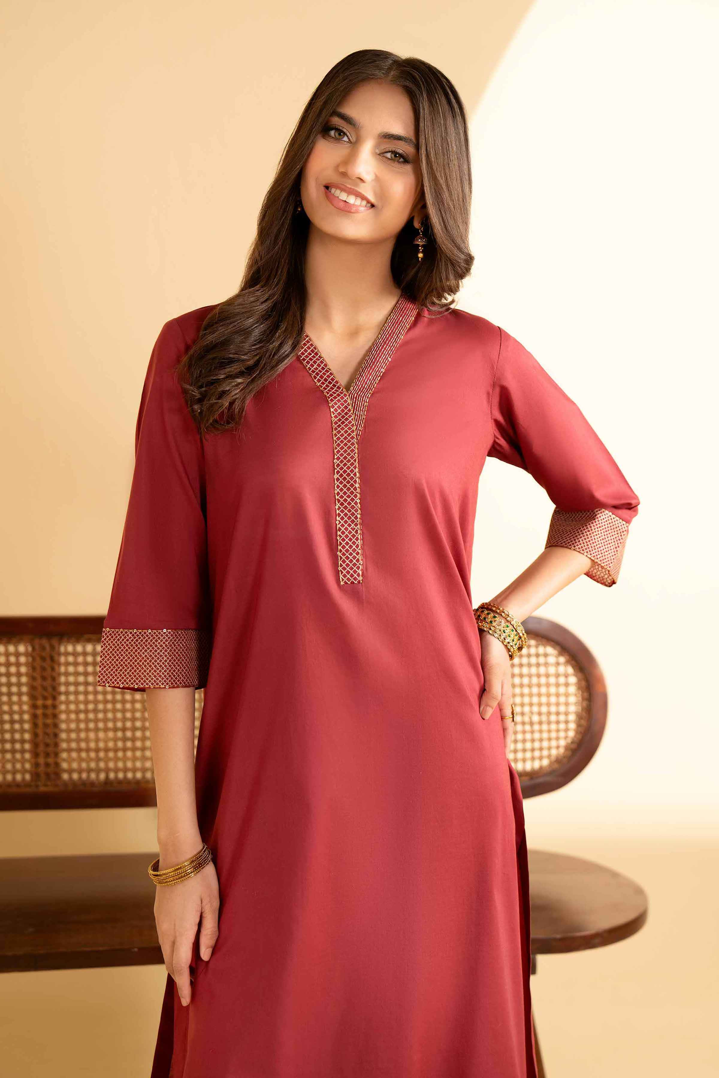 2 Piece - Embroidered Suit - KFE25-11