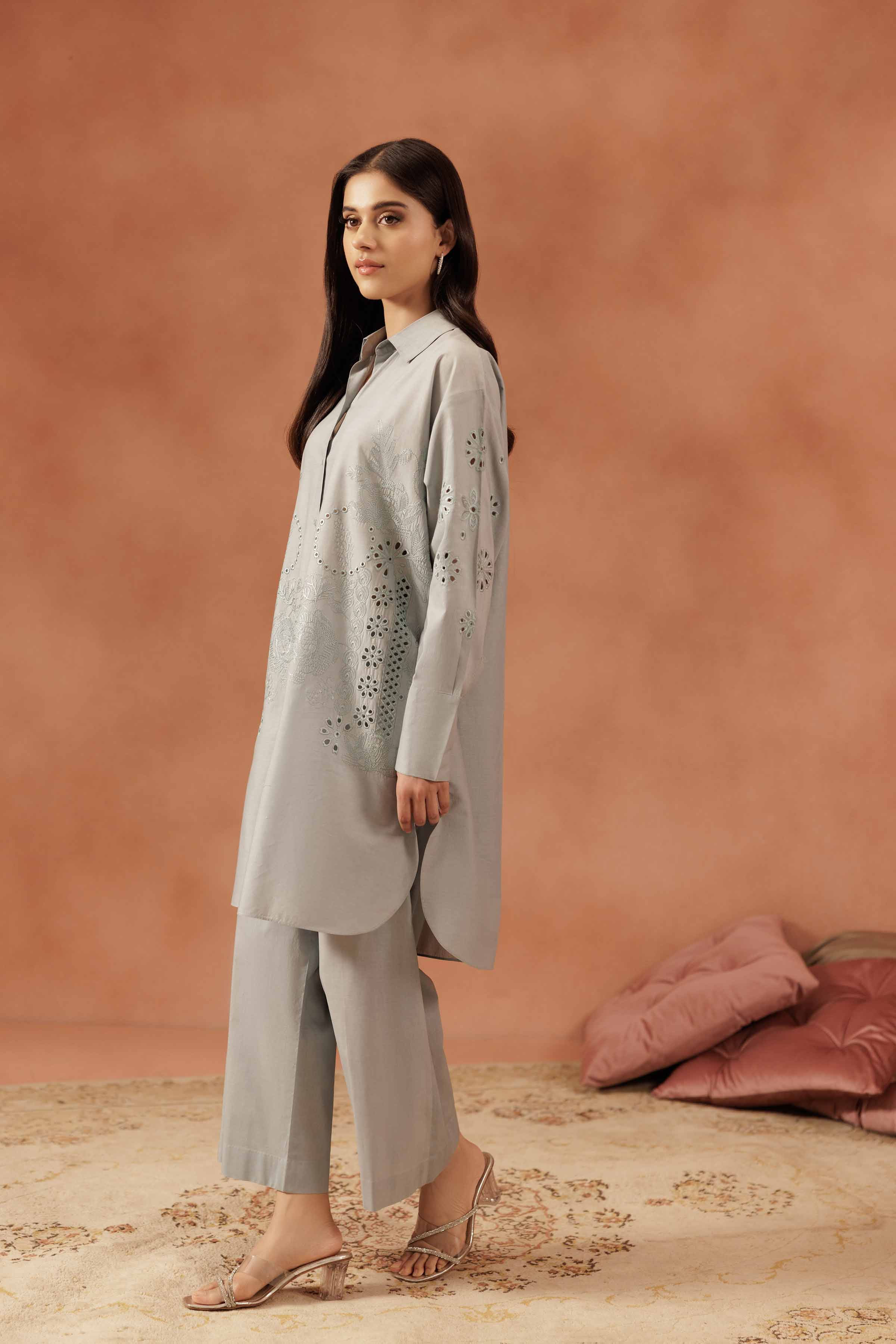2 Piece - Embroidered Suit - KFE25-111