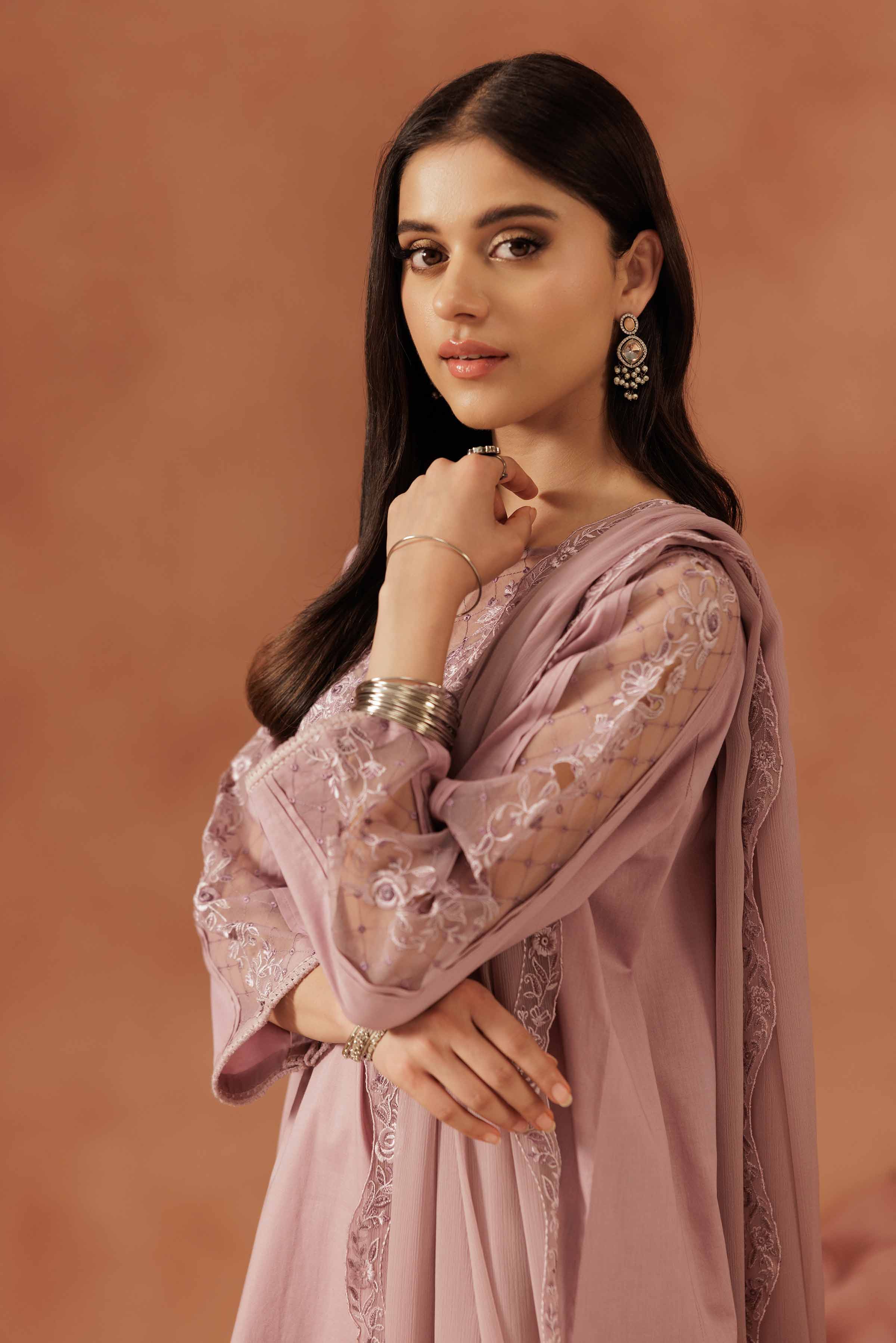3 Piece - Embroidered Suit - KFE25-115 for Women - Pret Collection | Nishat | Shop Online