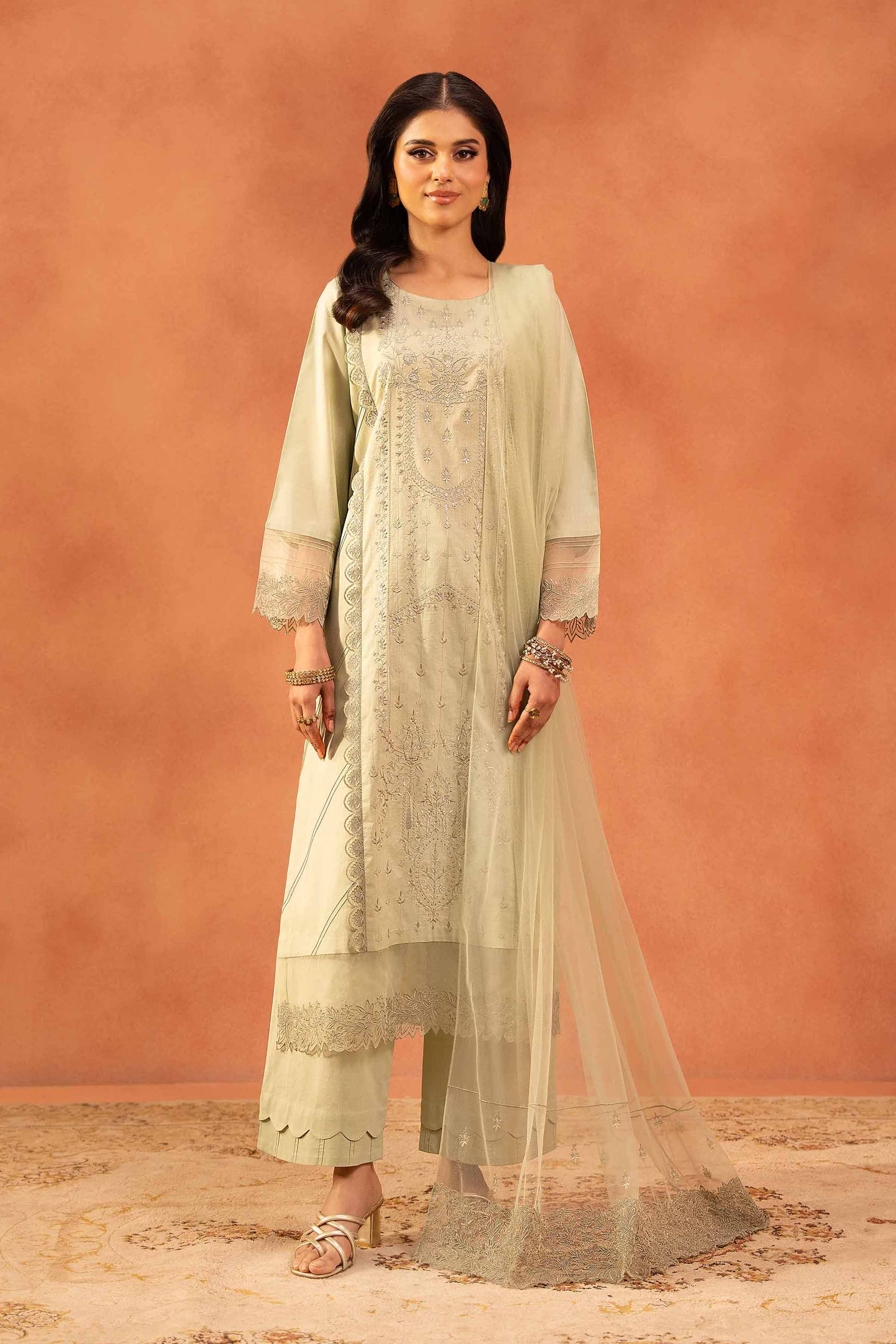 3 Piece - Embroidered Suit - KFE25-133