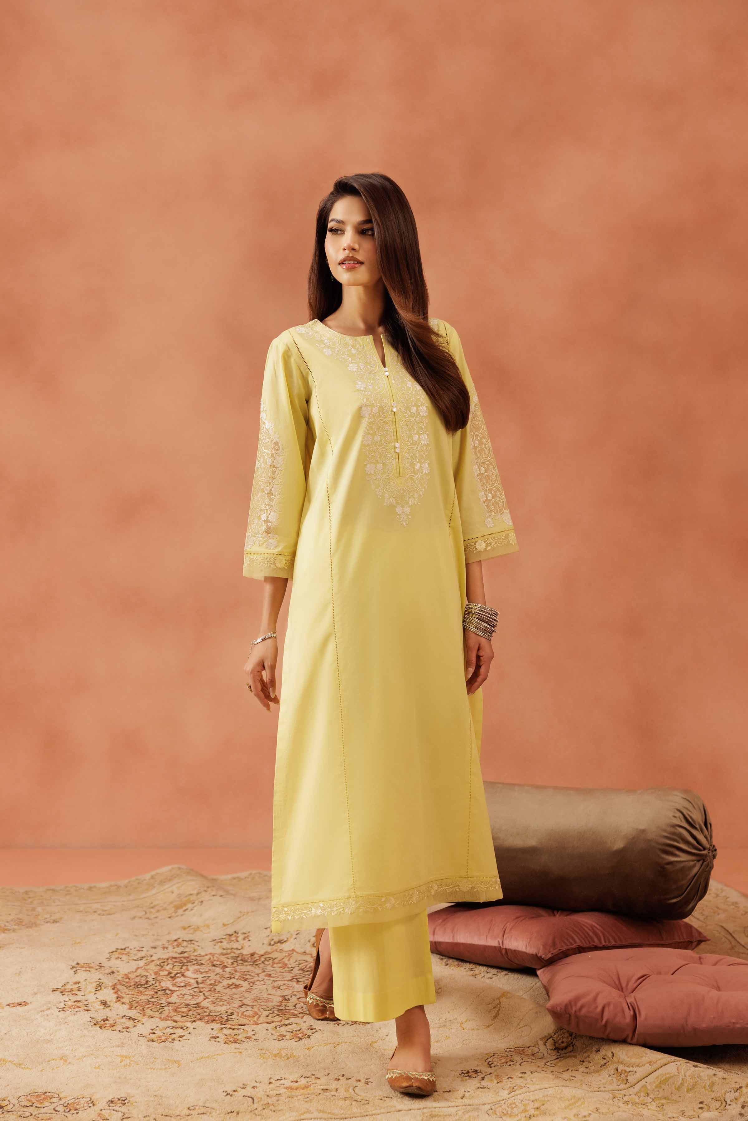 2 Piece - Embroidered Suit - KFE25-137