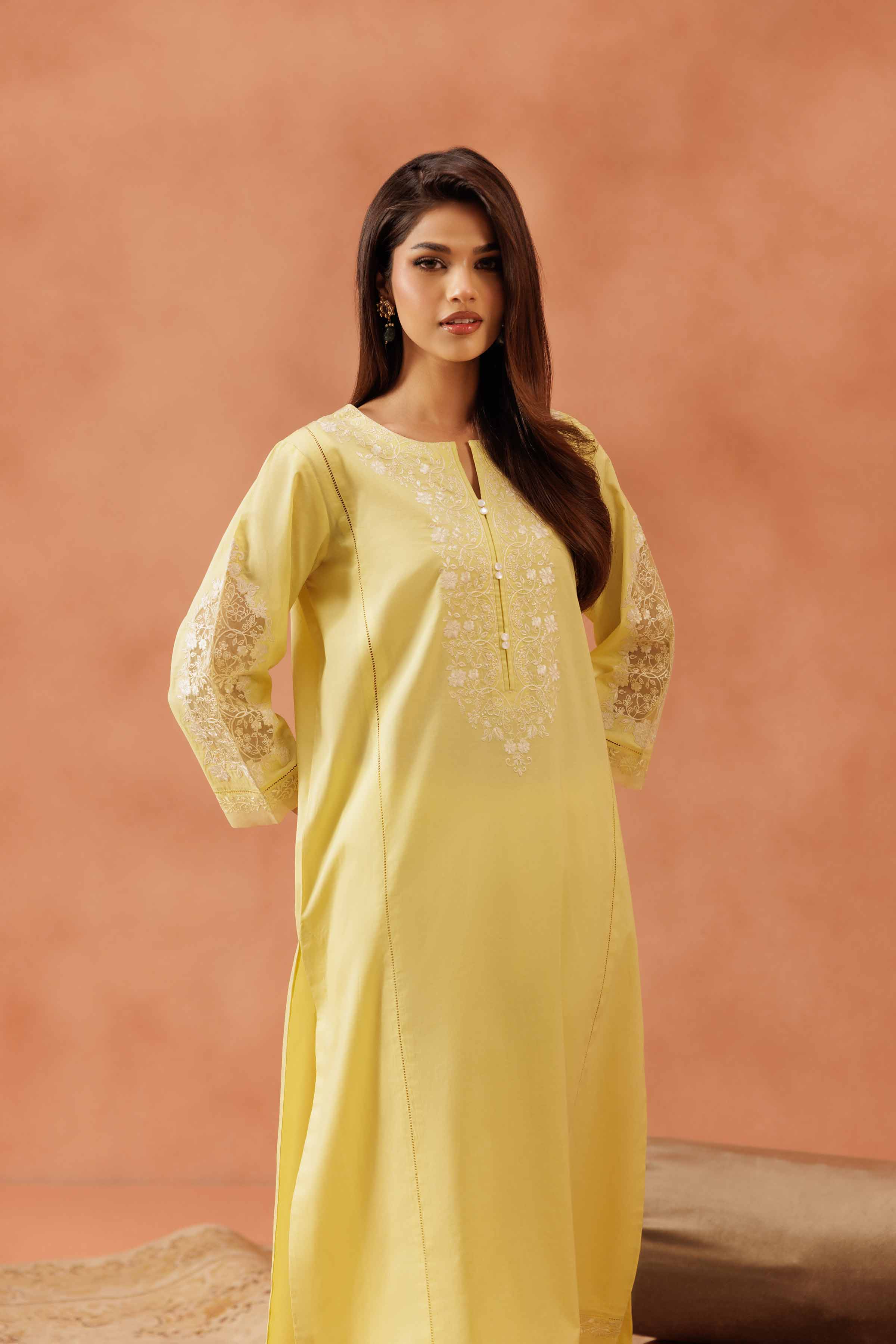 2 Piece - Embroidered Suit - KFE25-137