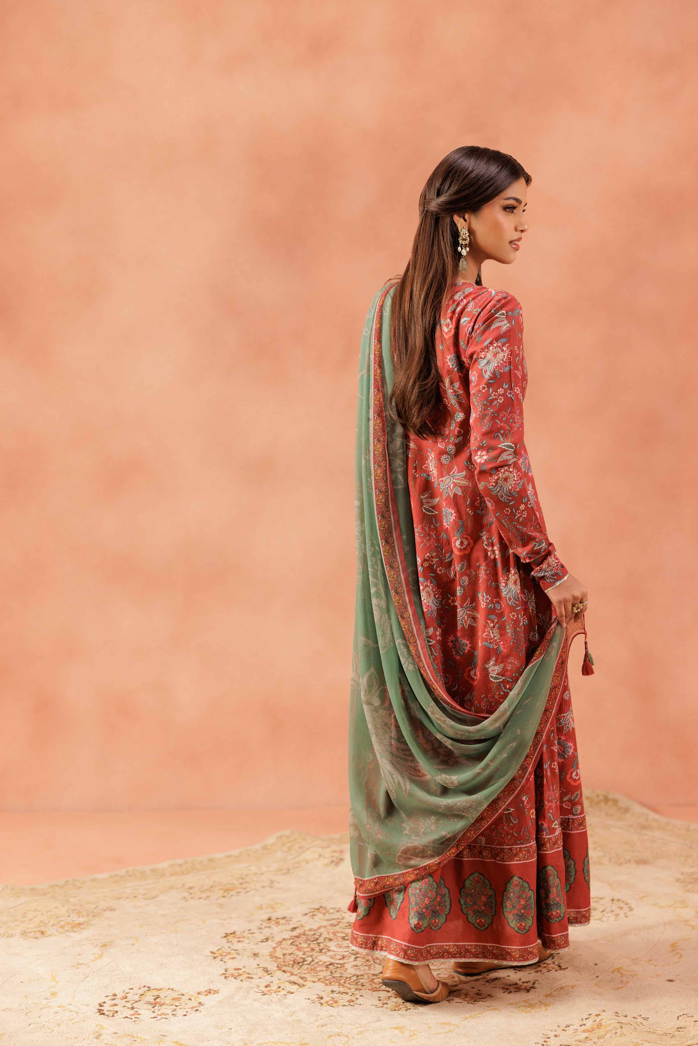 2 Piece - Embroidered Suit - KFE25-144