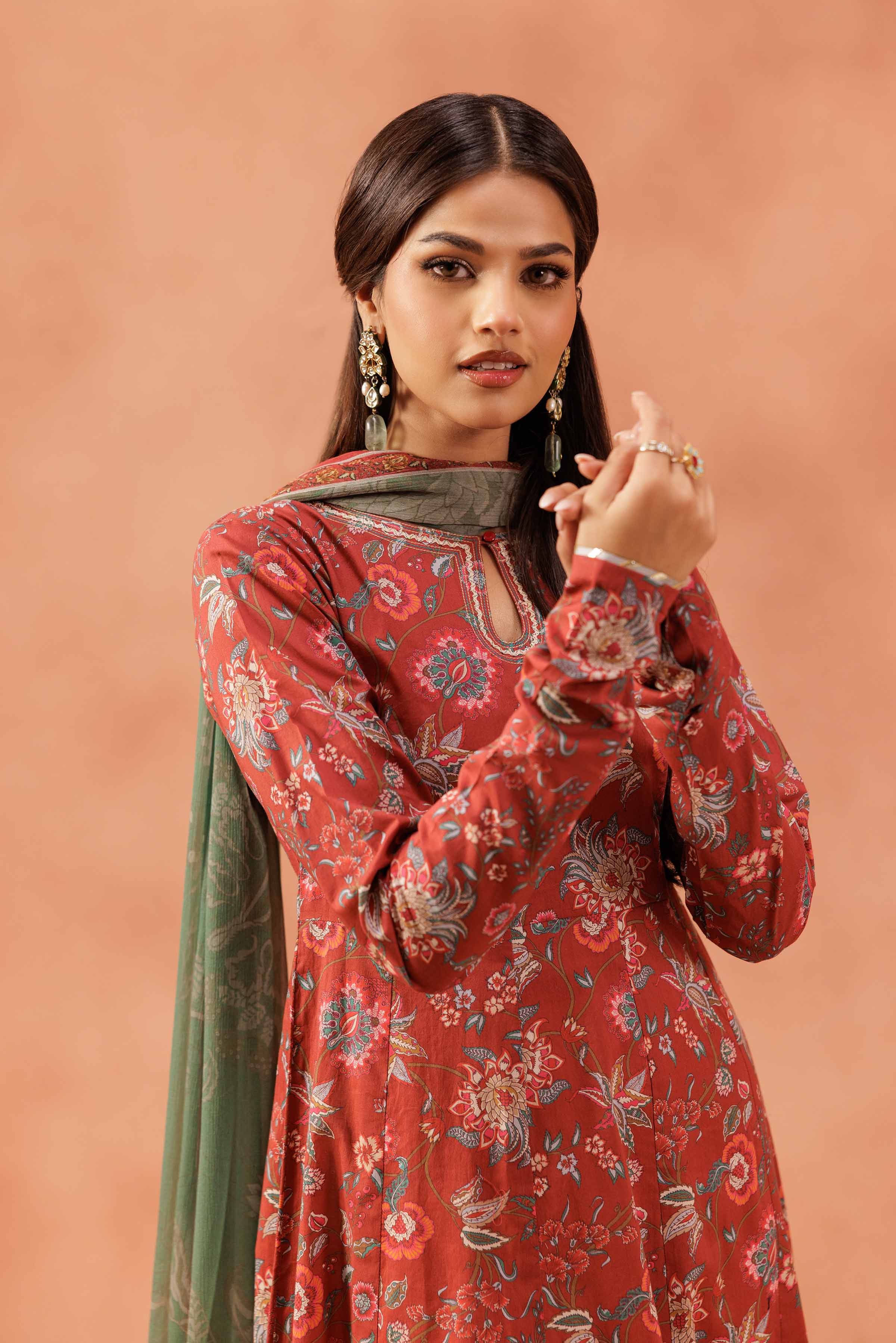 2 Piece - Embroidered Suit - KFE25-144