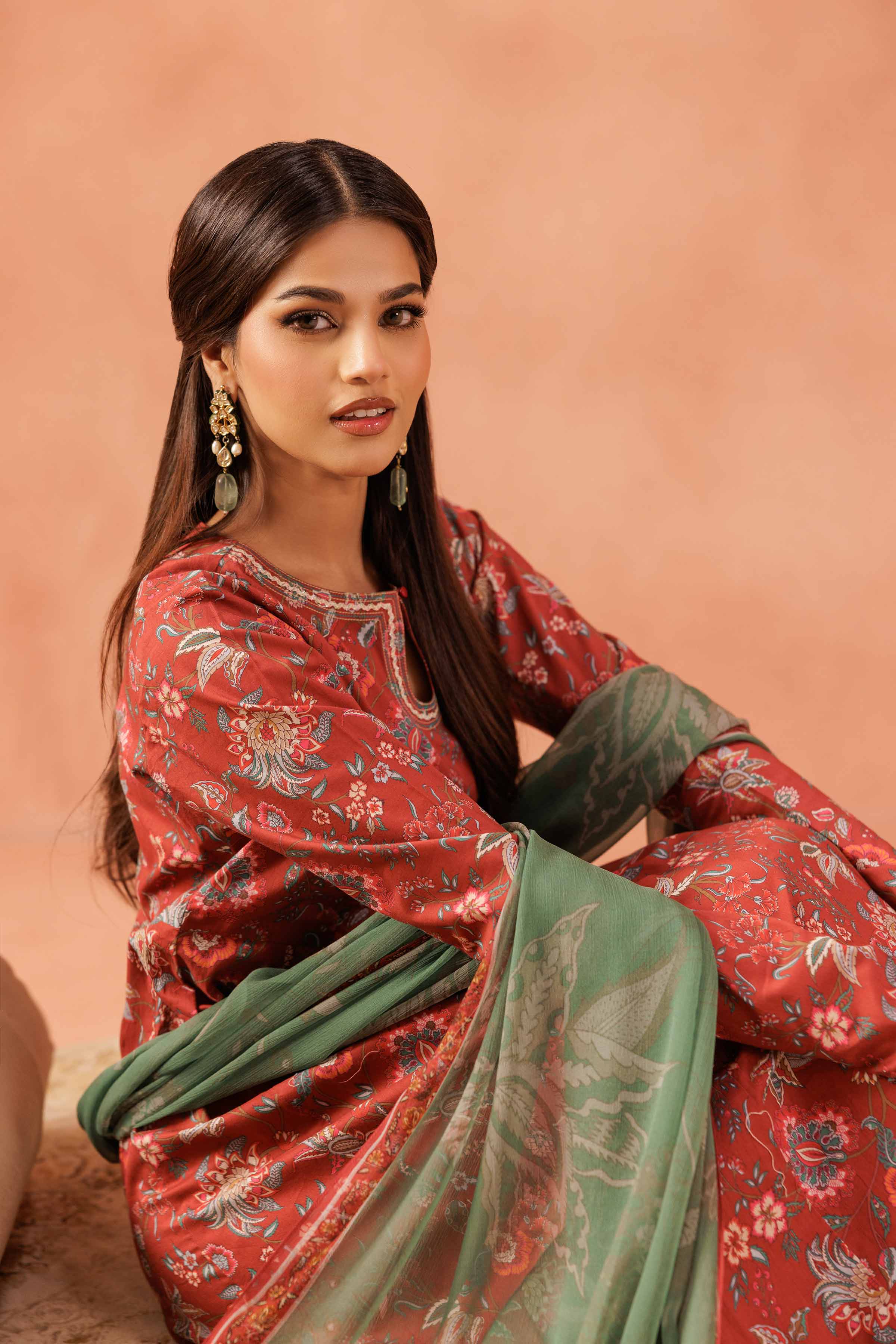 2 Piece - Embroidered Suit - KFE25-144